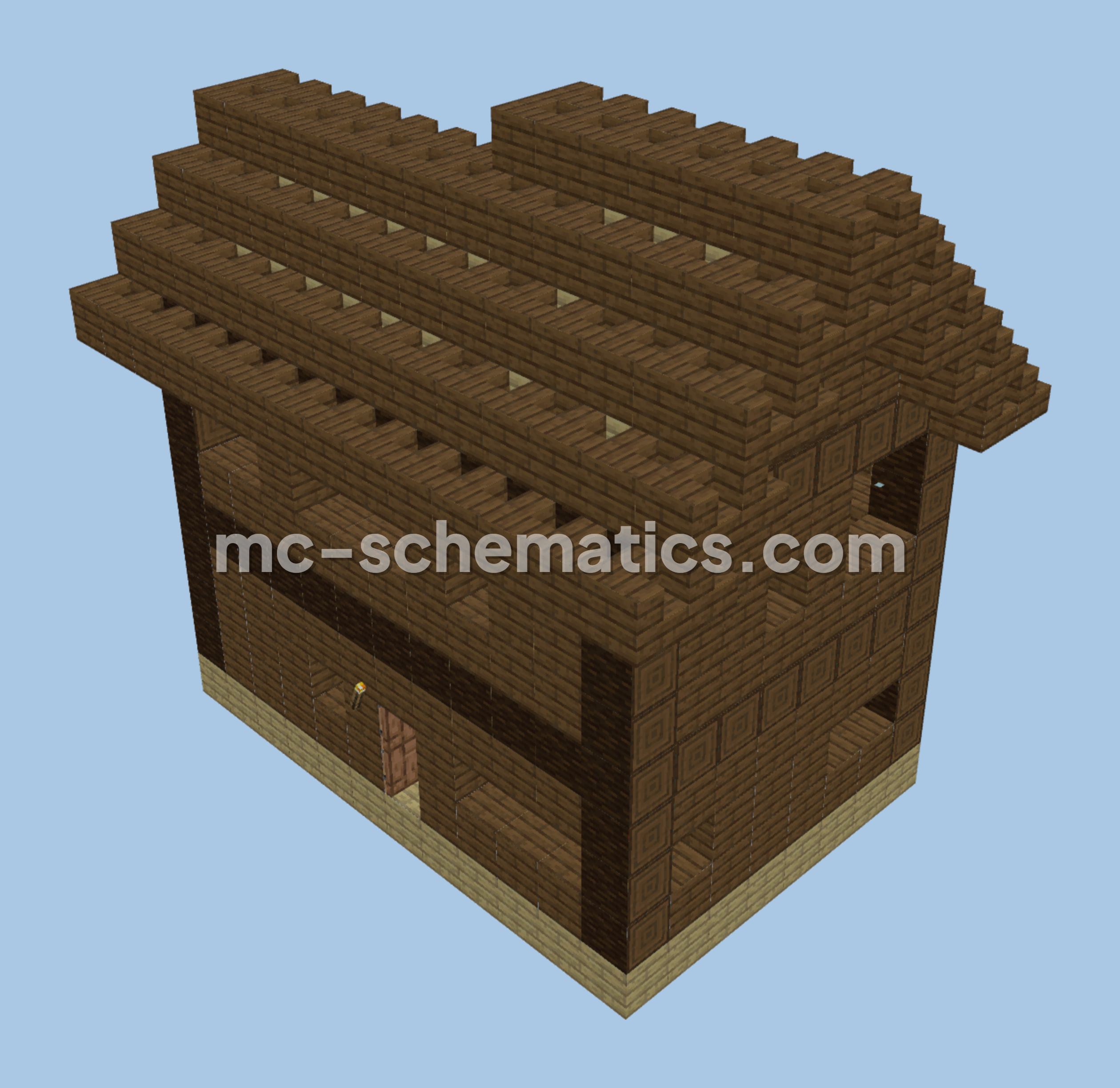 1990s Style Family Home Minecraft schematic preview