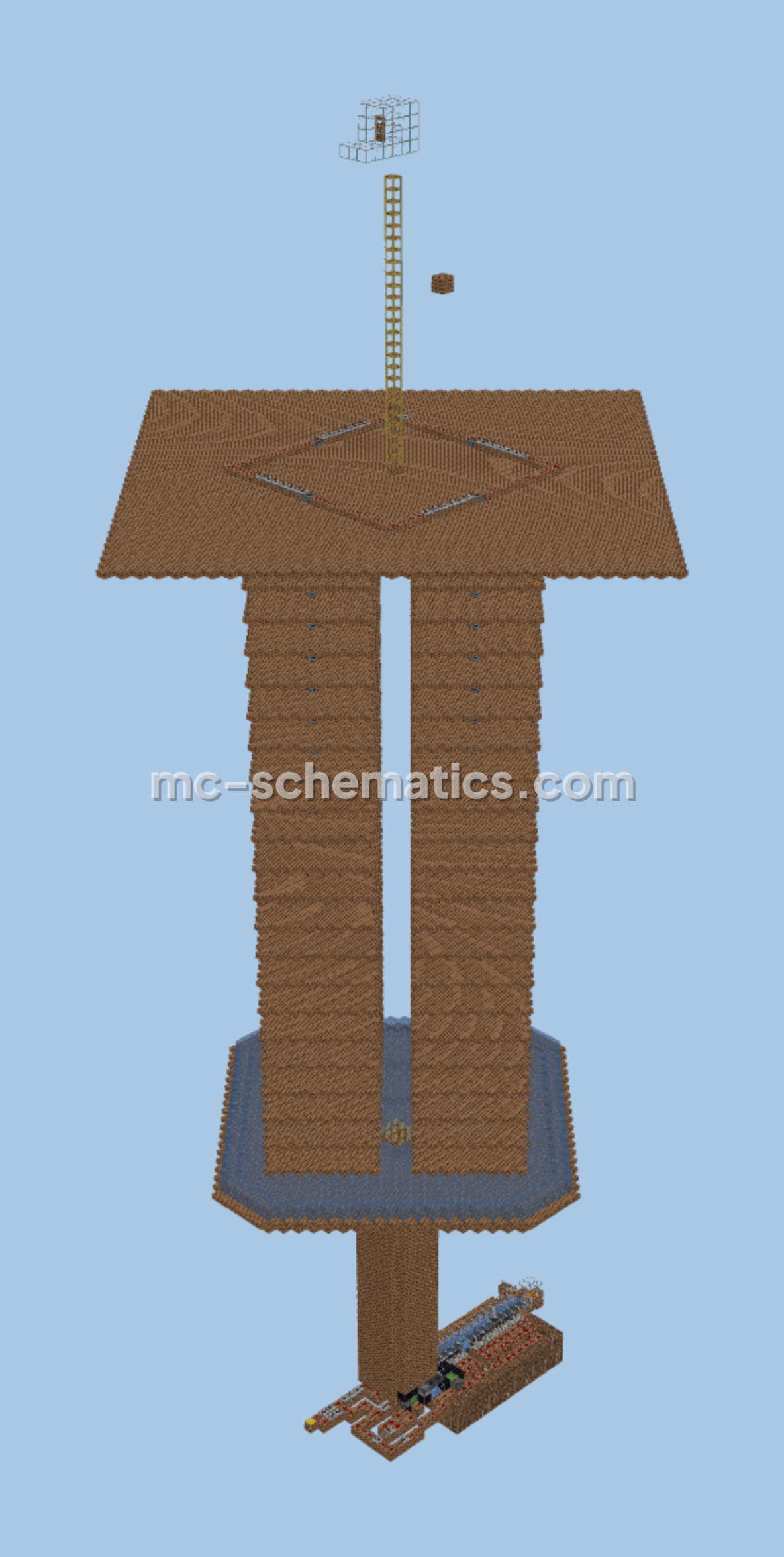 25k Mob Farm Redstone Sorter Minecraft schematic preview