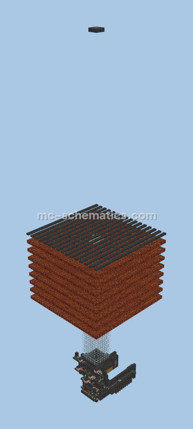 Toggleable Gold &amp; Barter Farm Minecraft schematic