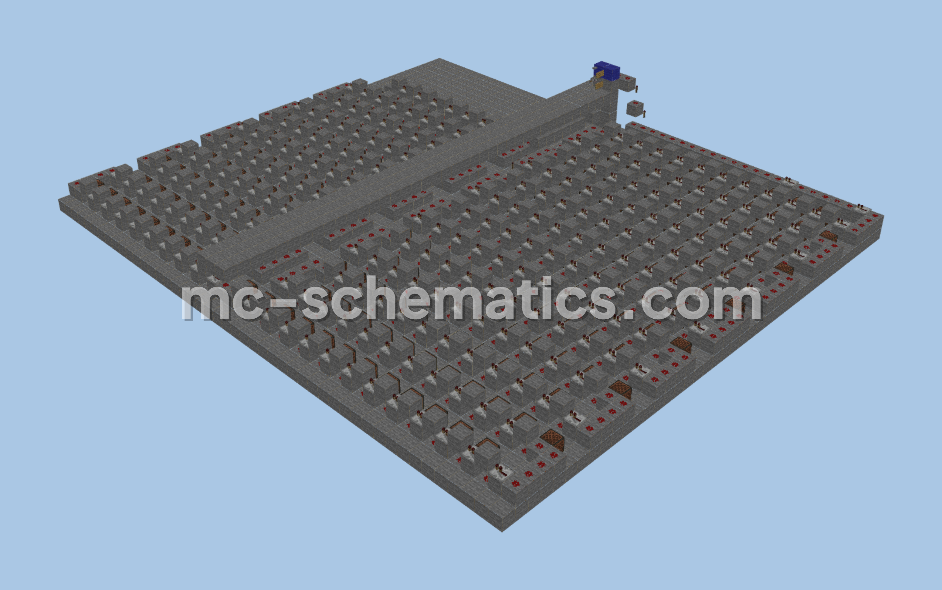 8-Bit Coffin Dance Structure Minecraft schematic preview