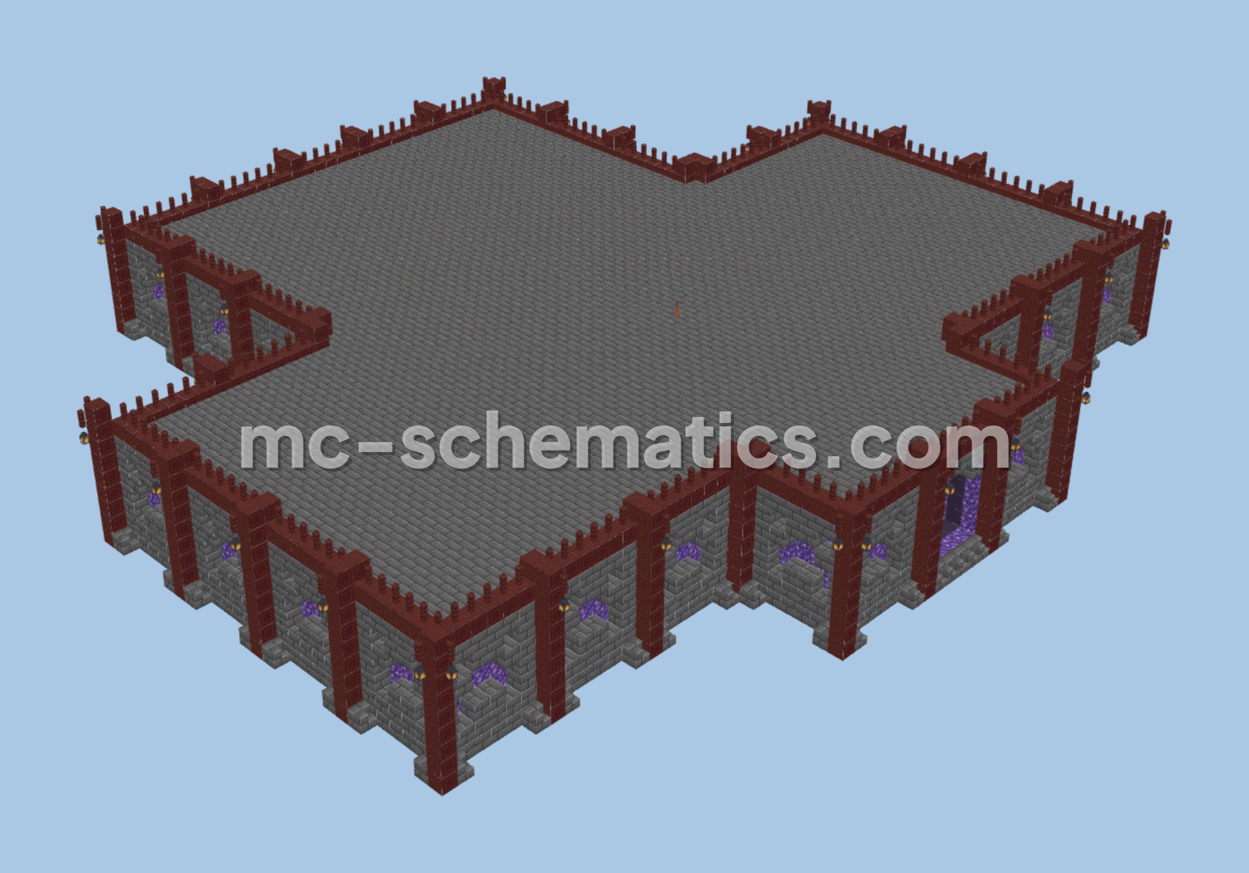 96 Sorter Storage with Shulker Unloader Minecraft schematic preview