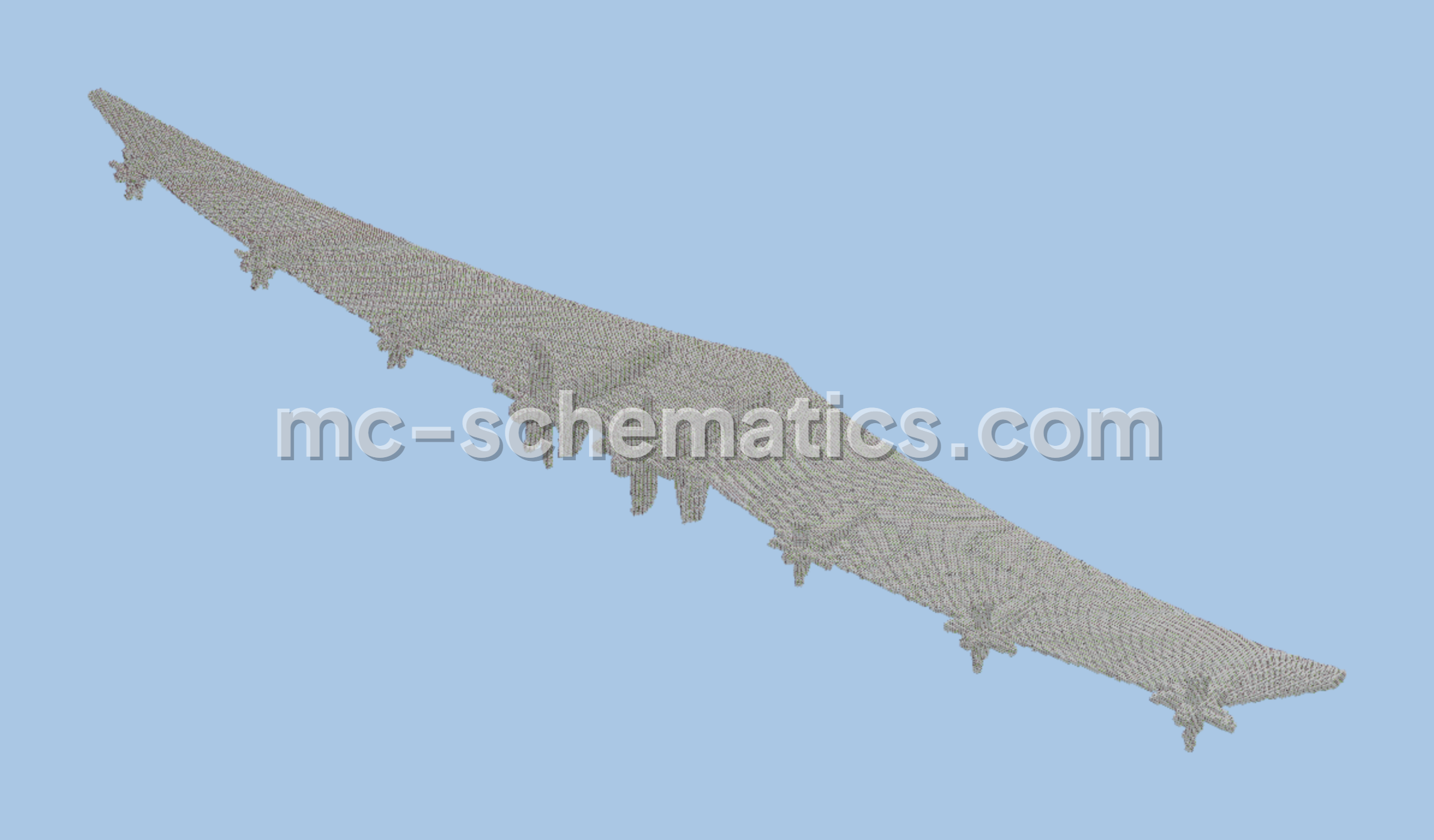 Ace Combat Arsenal Bird Minecraft schematic preview