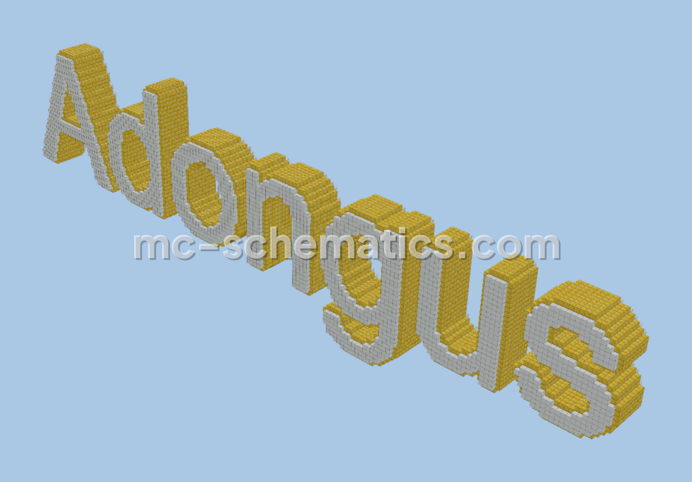 Adongus Structure Minecraft schematic preview