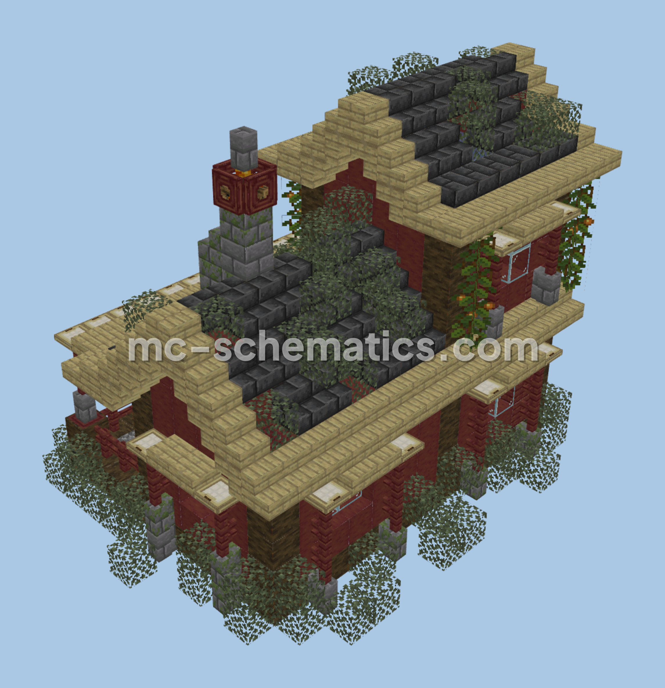 Aesthetic Kelp Farm Design Minecraft schematic preview