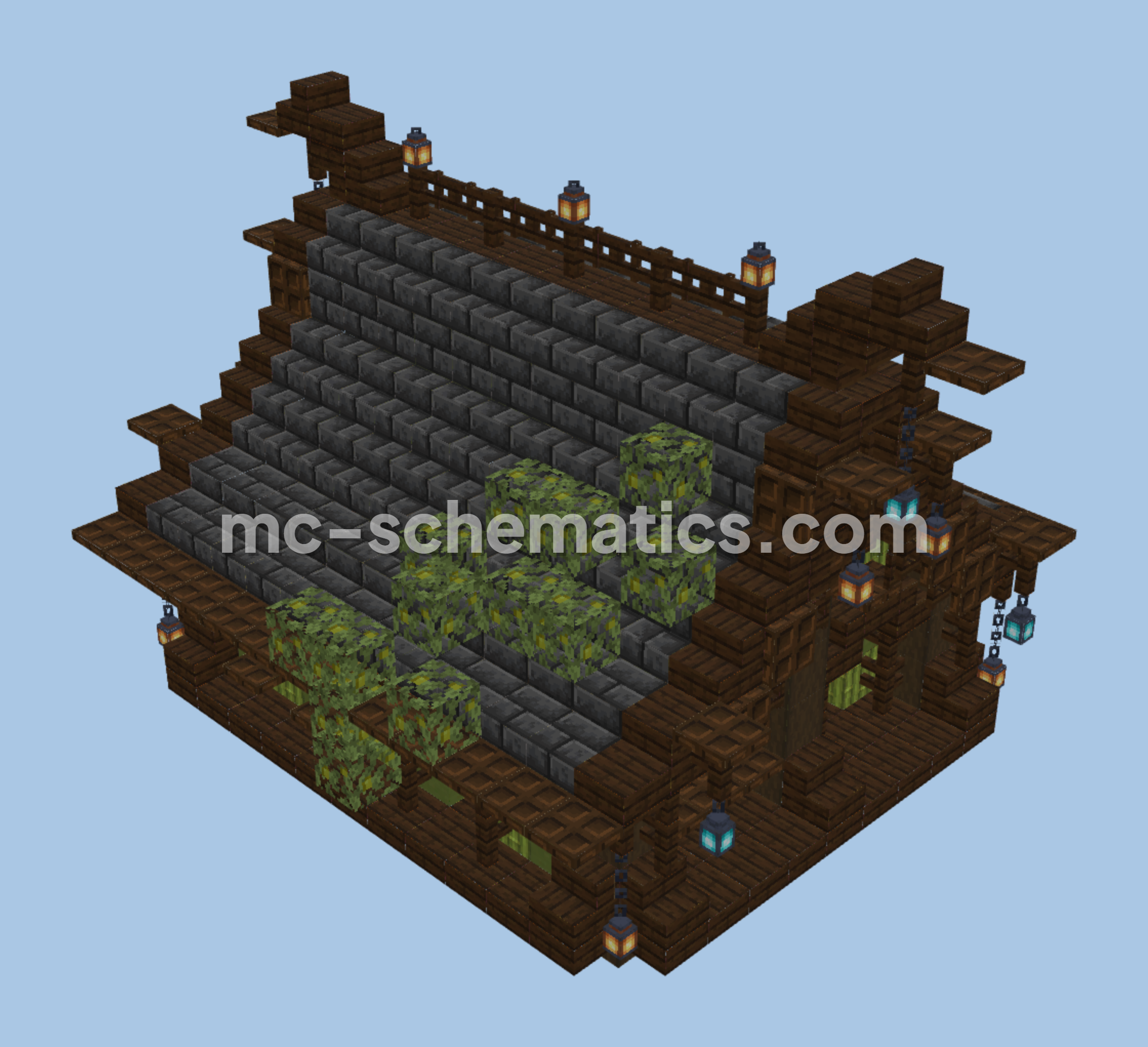 Aesthetic Sea Pickle Farm Minecraft schematic preview