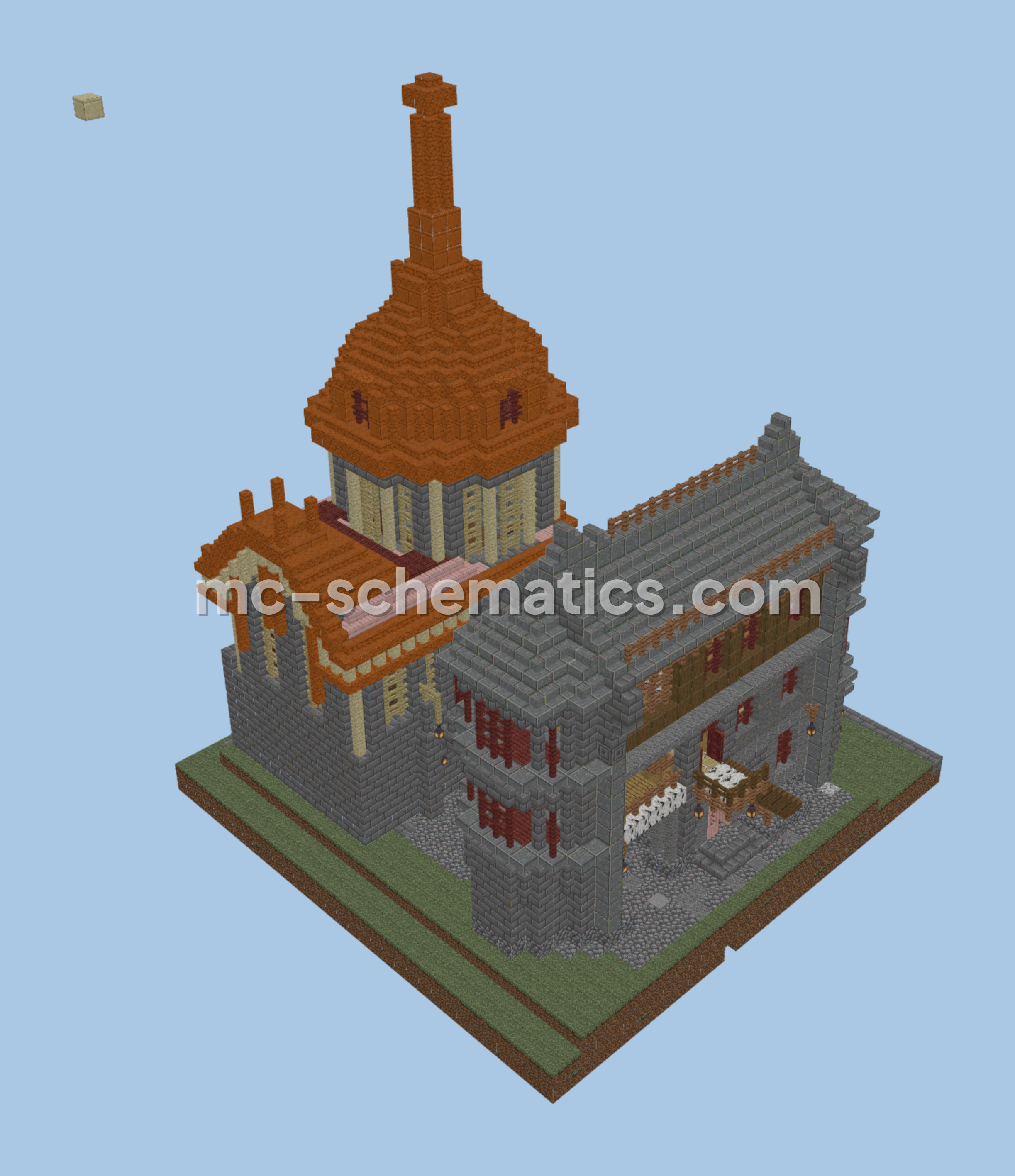 AIK House 48 Modified Residence Minecraft schematic preview