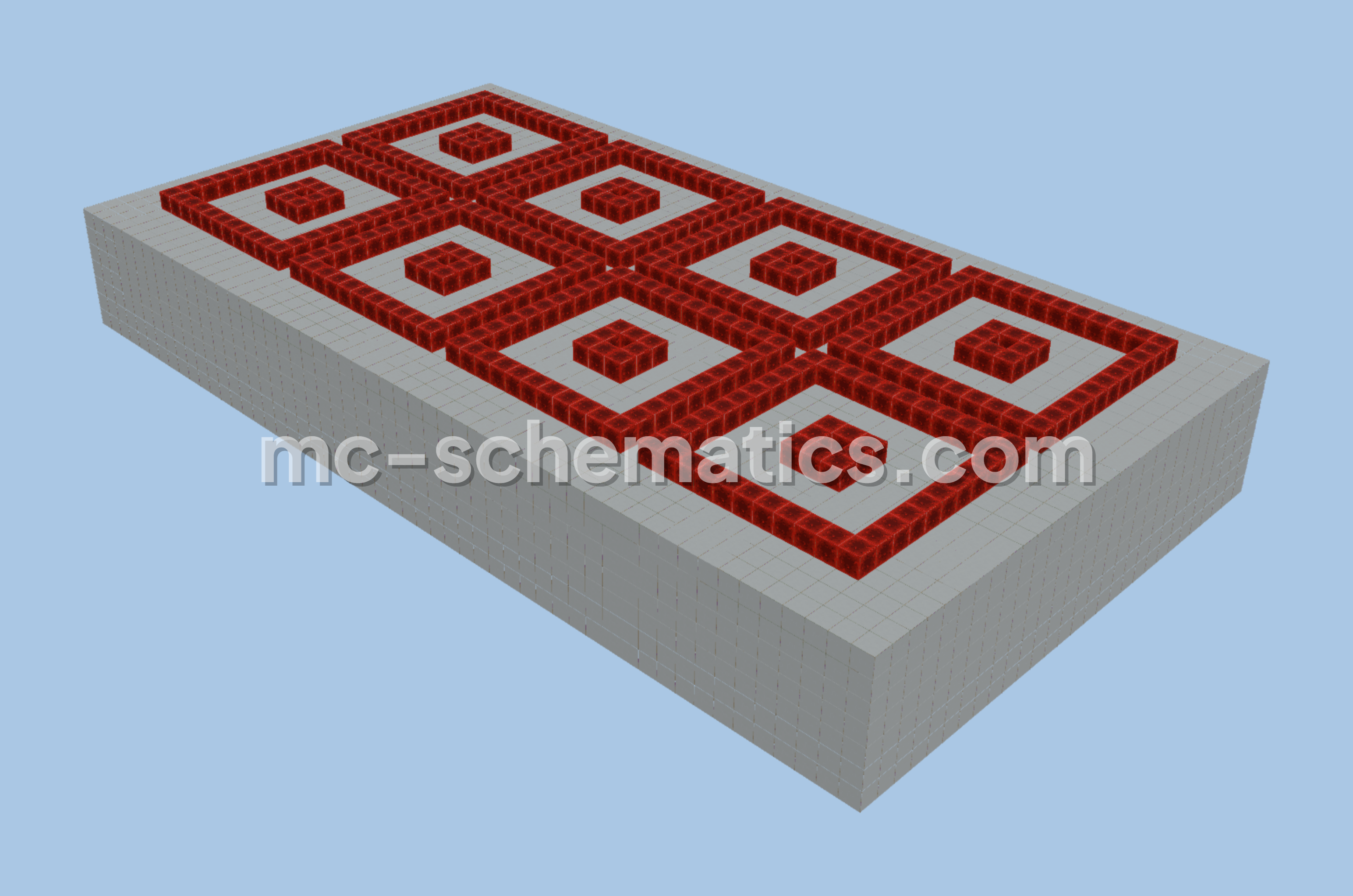 Redstone Farm For Starting Players Minecraft schematic preview