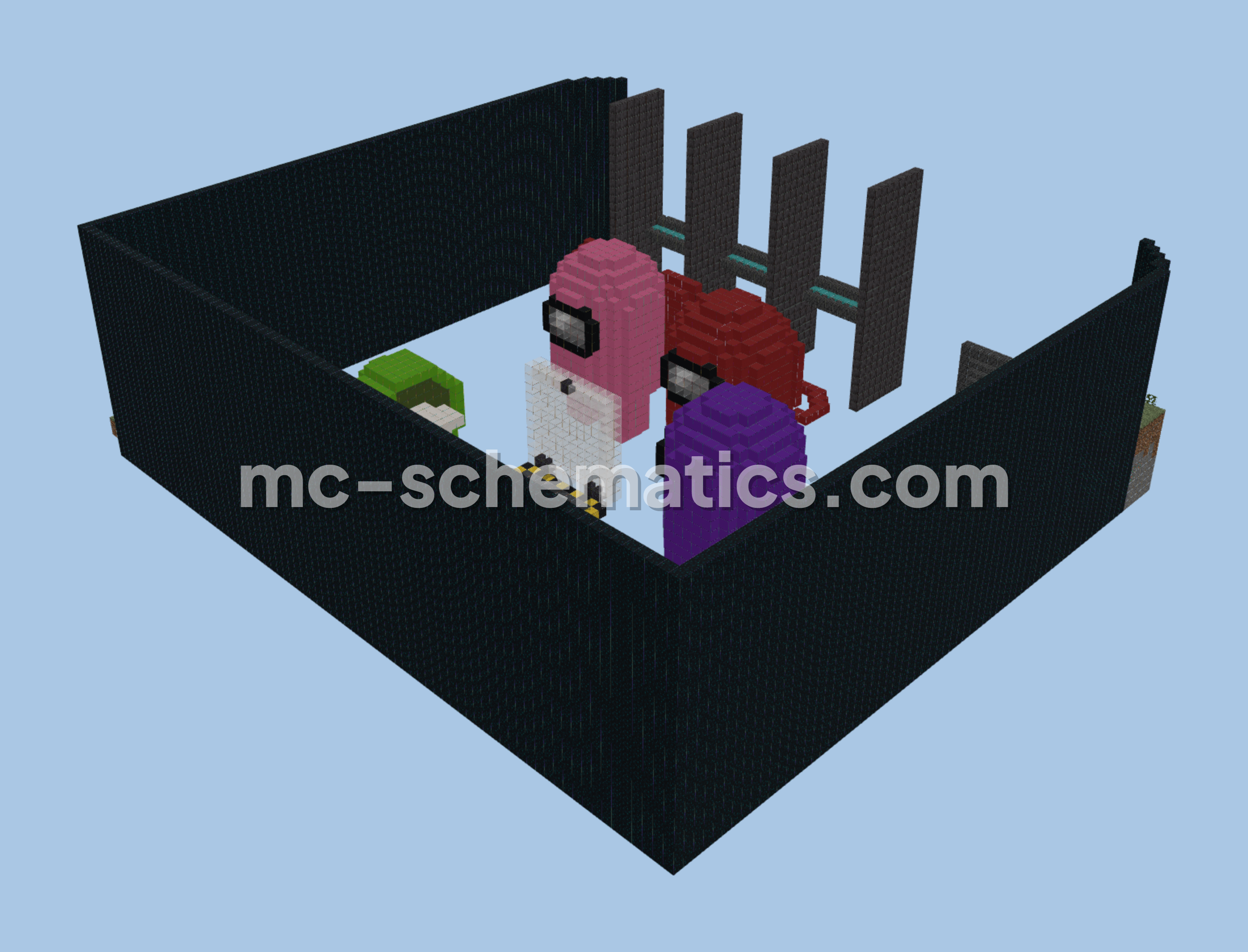 Among Us Impostor Map Minecraft schematic preview