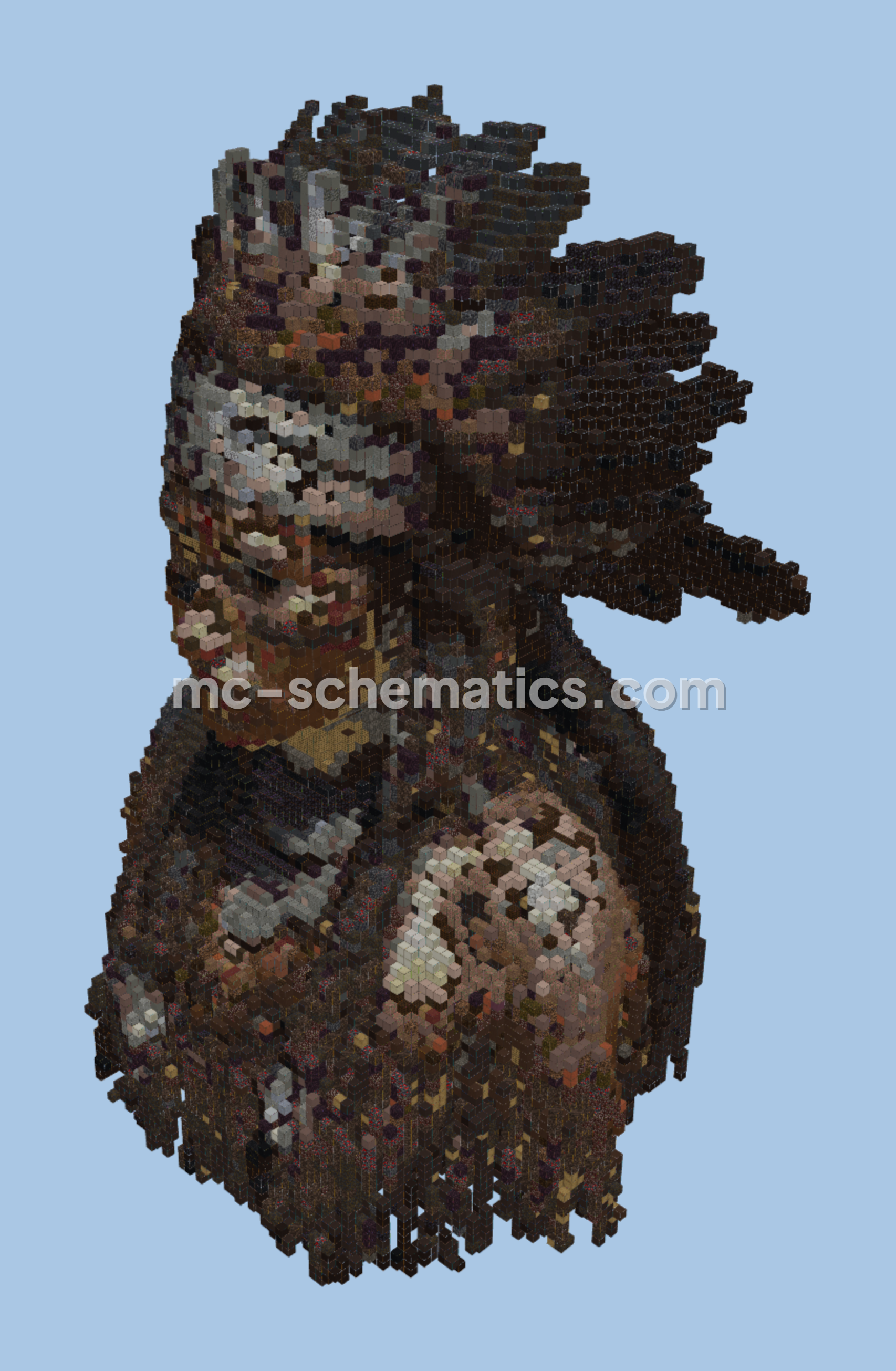 Ancient Aztec Woman Statue Minecraft schematic preview