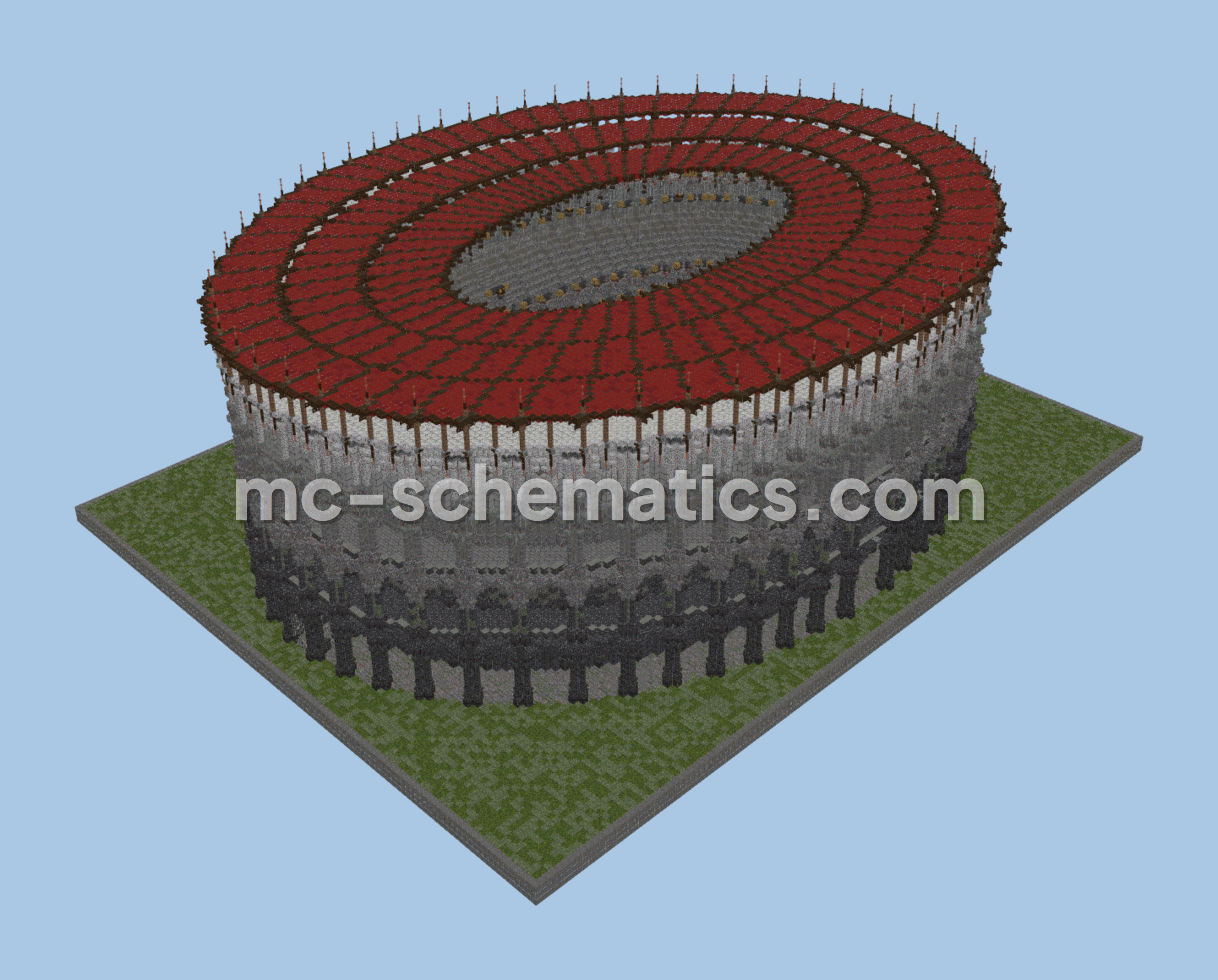 Ancient Colosseum Structure Minecraft schematic preview