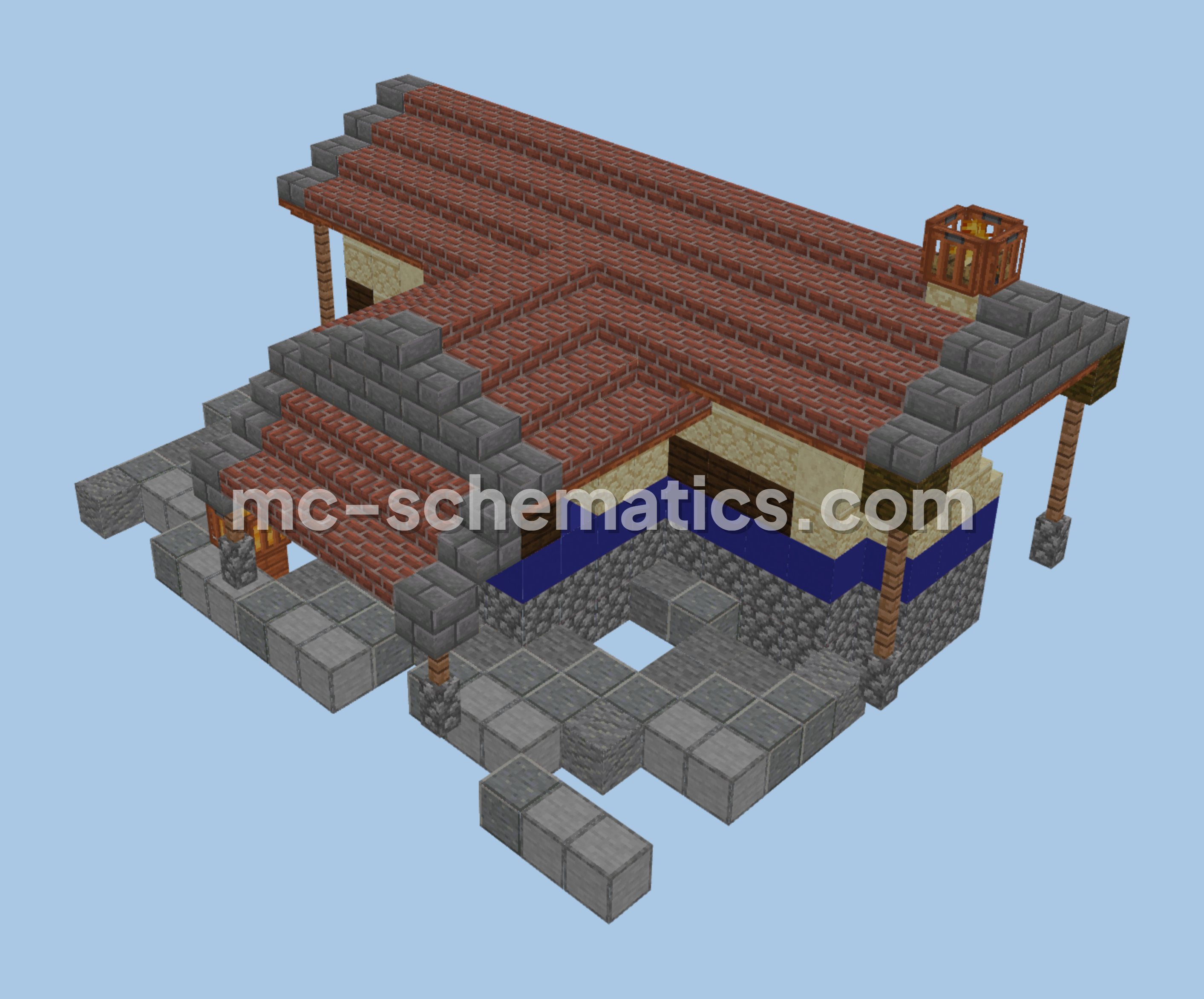 Ancient Greek House Minecraft schematic preview