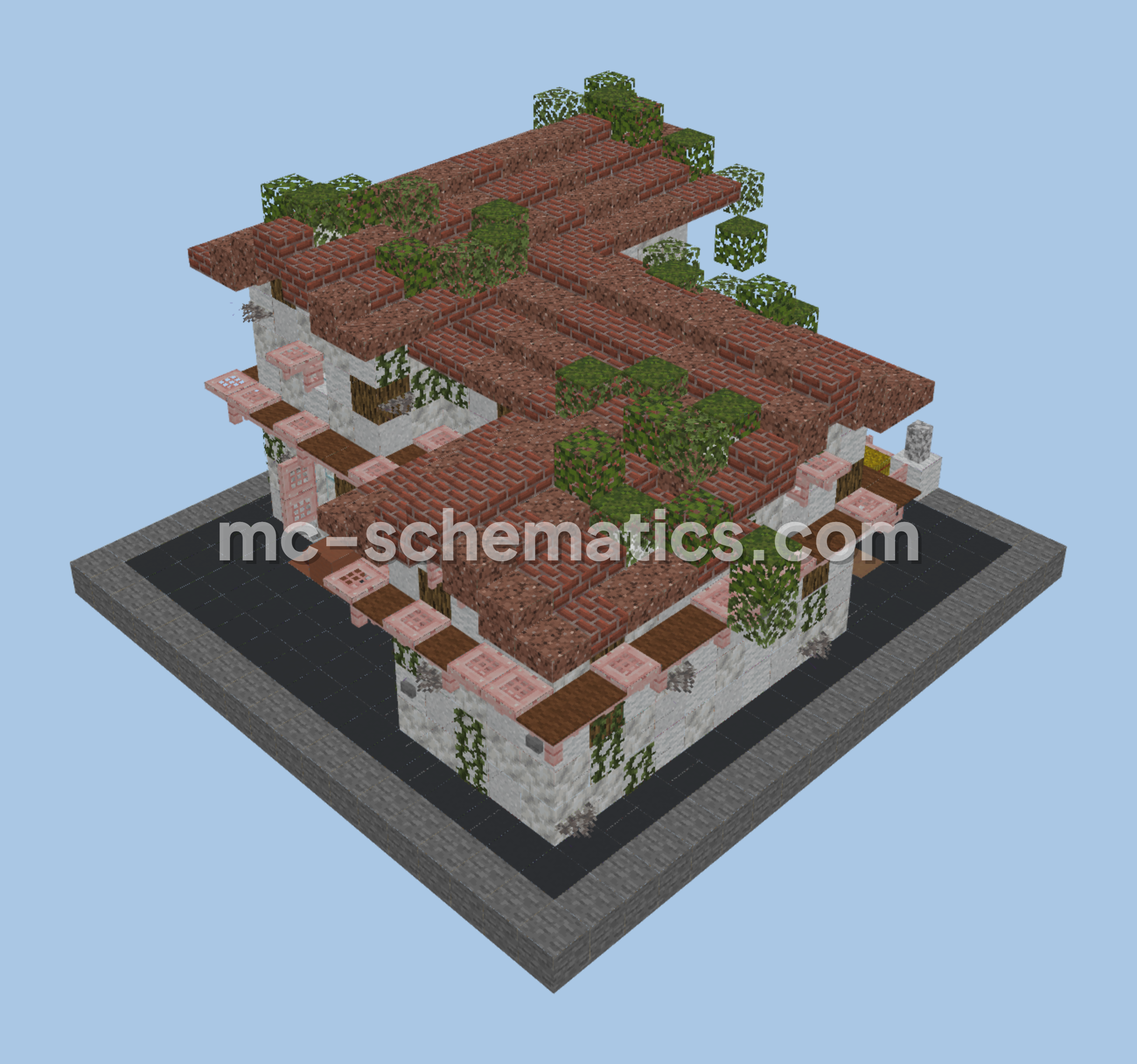 Ancient Greek Houses 1-5 Minecraft schematic preview