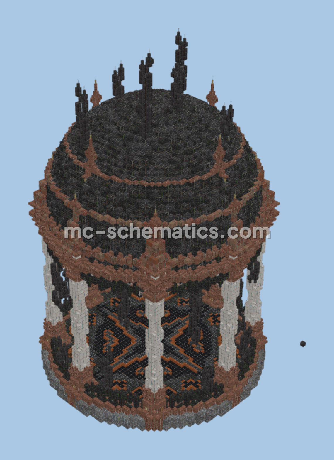 Ancient Greek Temple Shrine Minecraft schematic preview