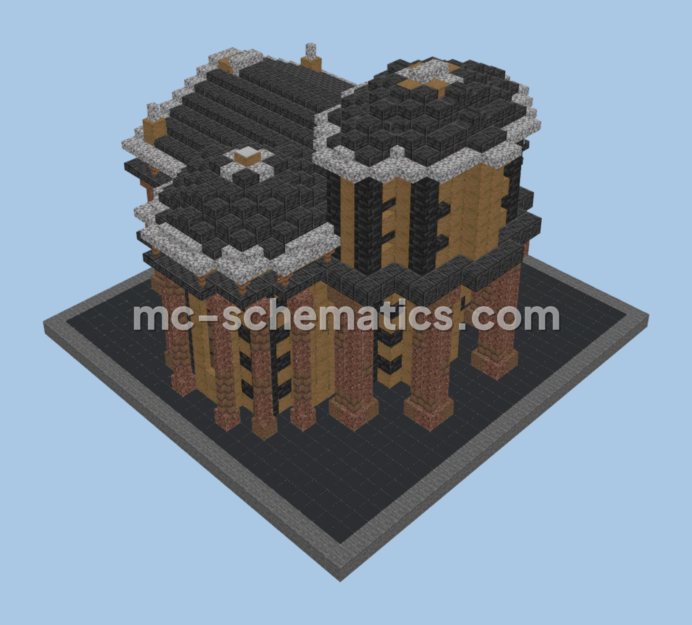 Ancient Roman Temple Of Mars Minecraft schematic preview