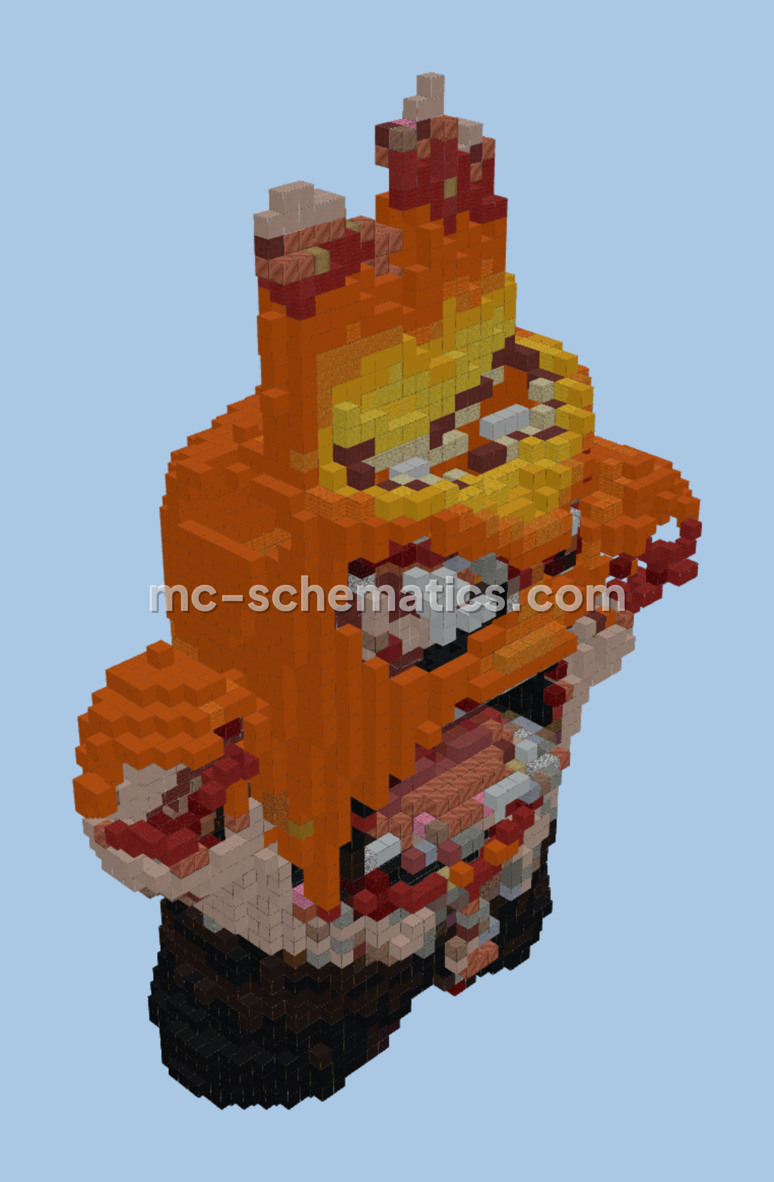 Anger Build Minecraft schematic preview