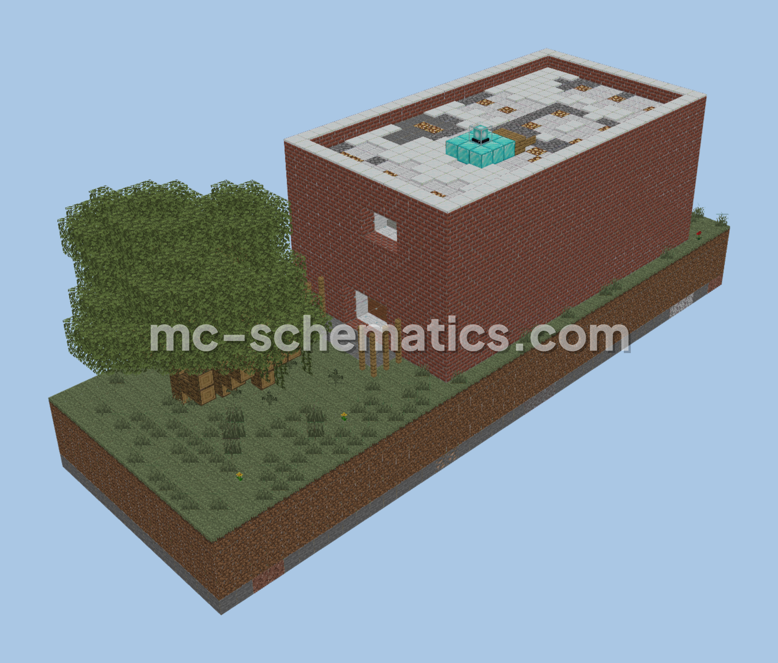 Apartment Building Replica Minecraft schematic preview