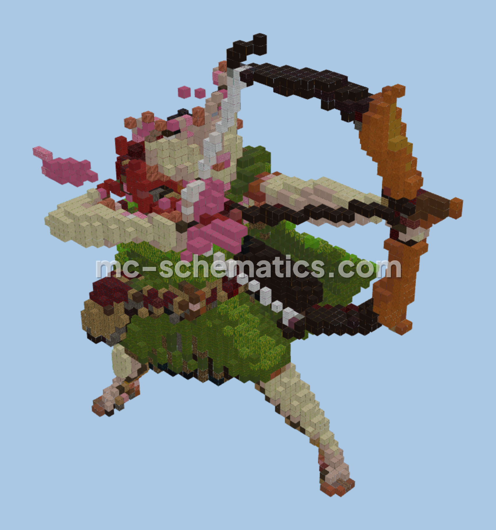 Archer Structure Minecraft schematic preview