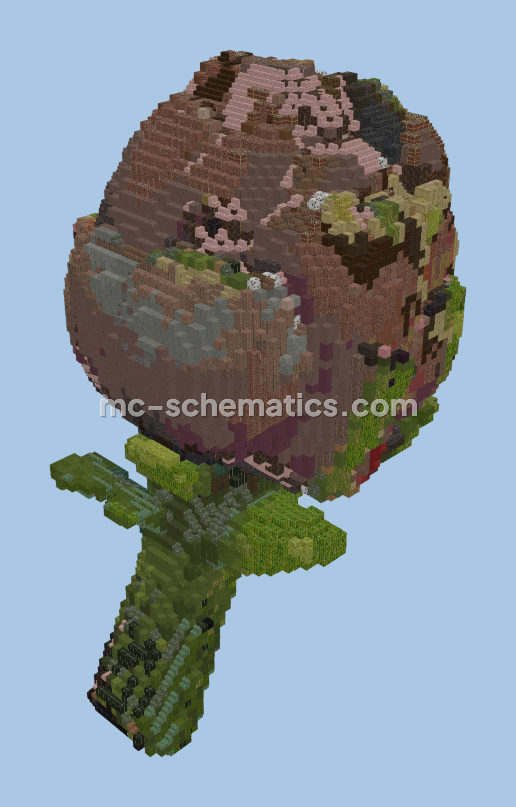 Artichoke Structure Minecraft schematic preview