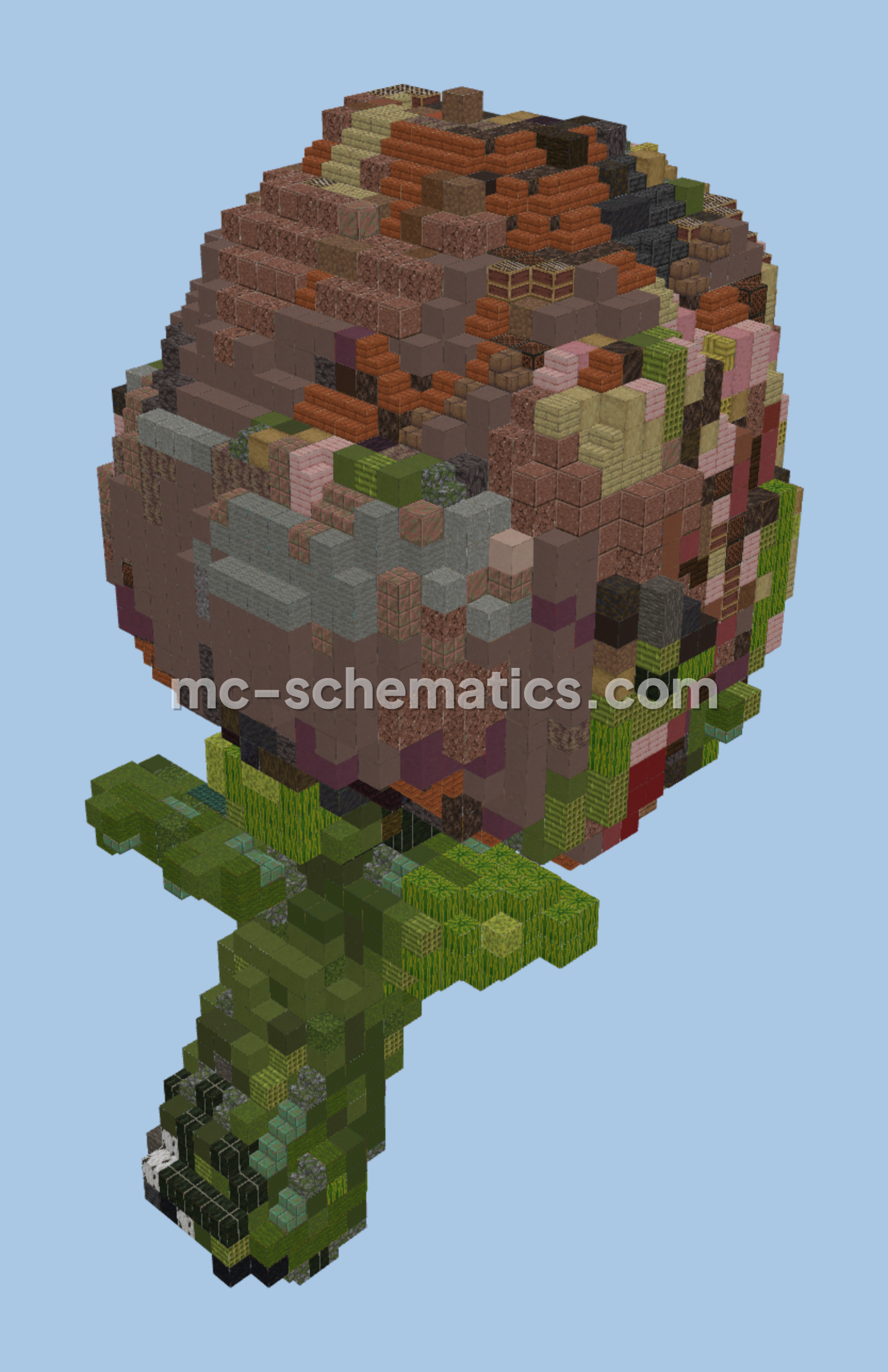 Artichoke Vegetable Structure Minecraft schematic preview