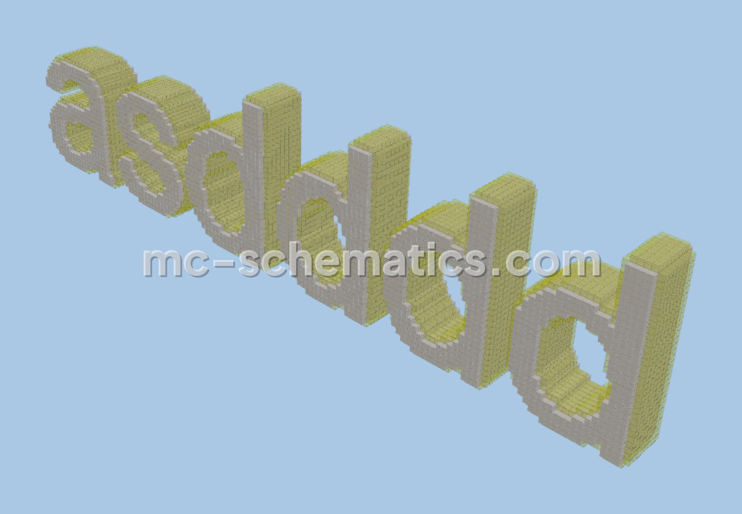 Asdddd Structure Minecraft schematic preview
