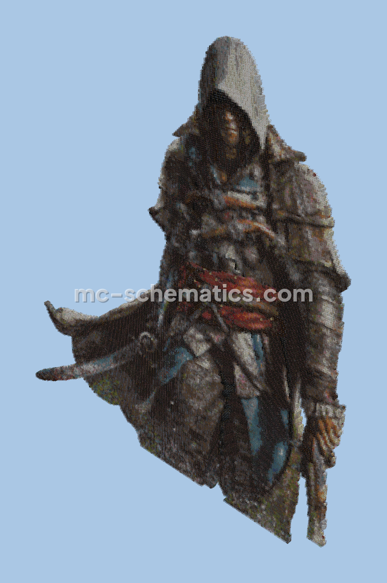 Assassin's Creed Inspired Build Minecraft schematic preview