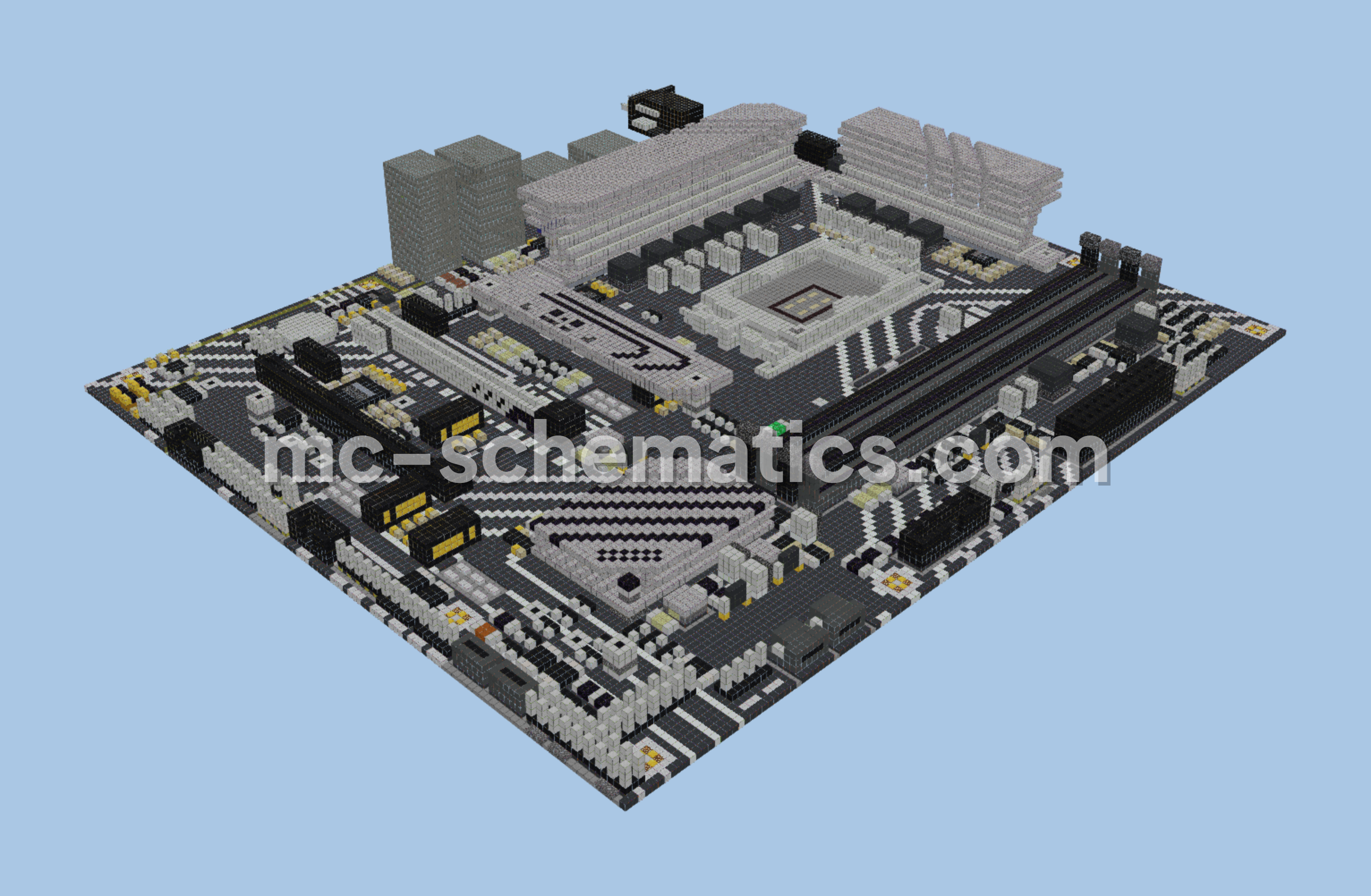 ASUS Intel B660 Motherboard Model Minecraft schematic preview