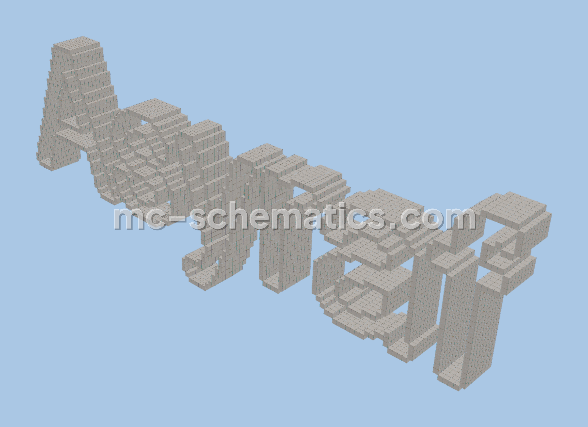 Asyraf Structure Minecraft schematic preview