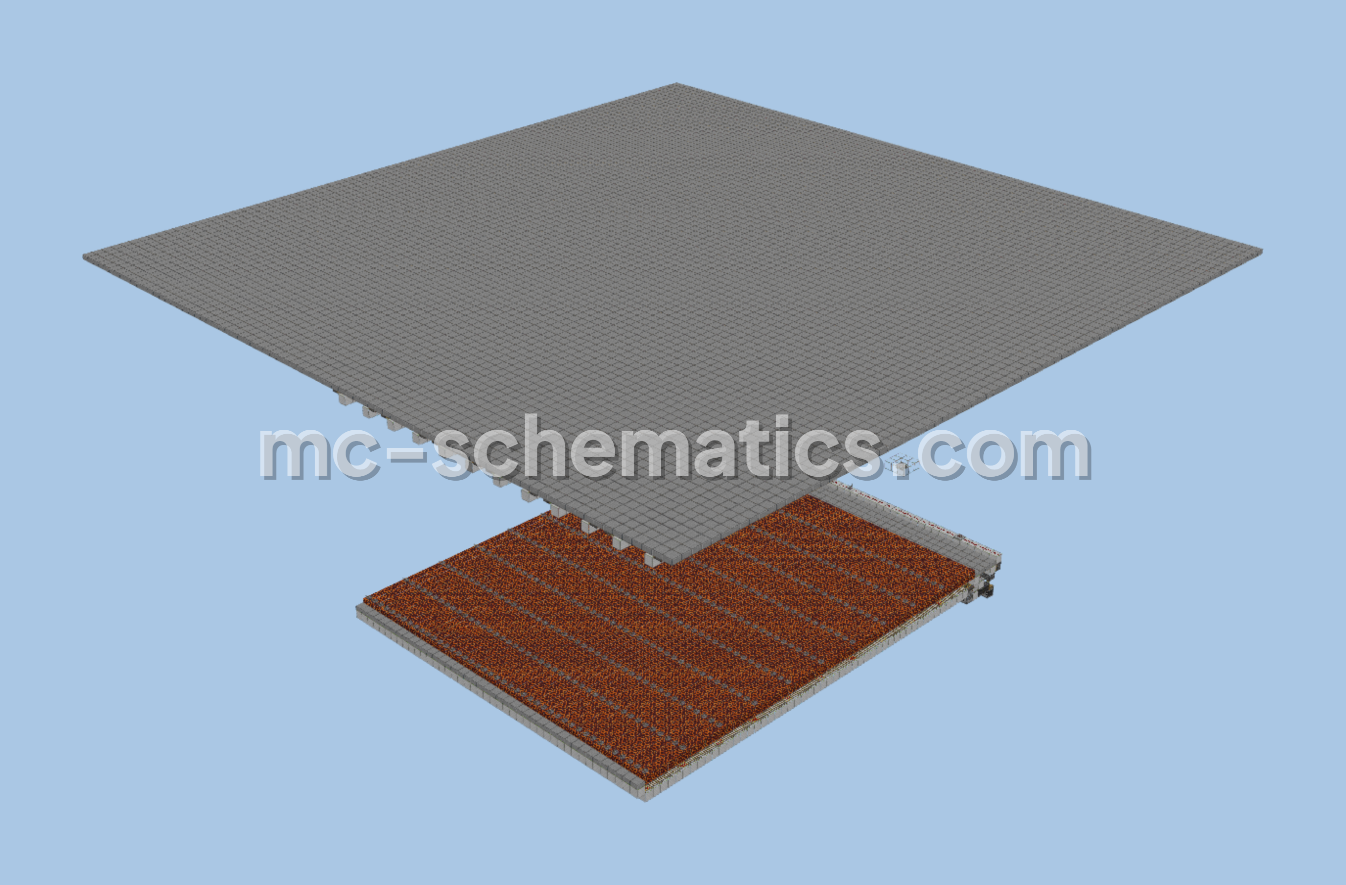 Aurigas 80k Mob Farm Per Hour Minecraft schematic preview