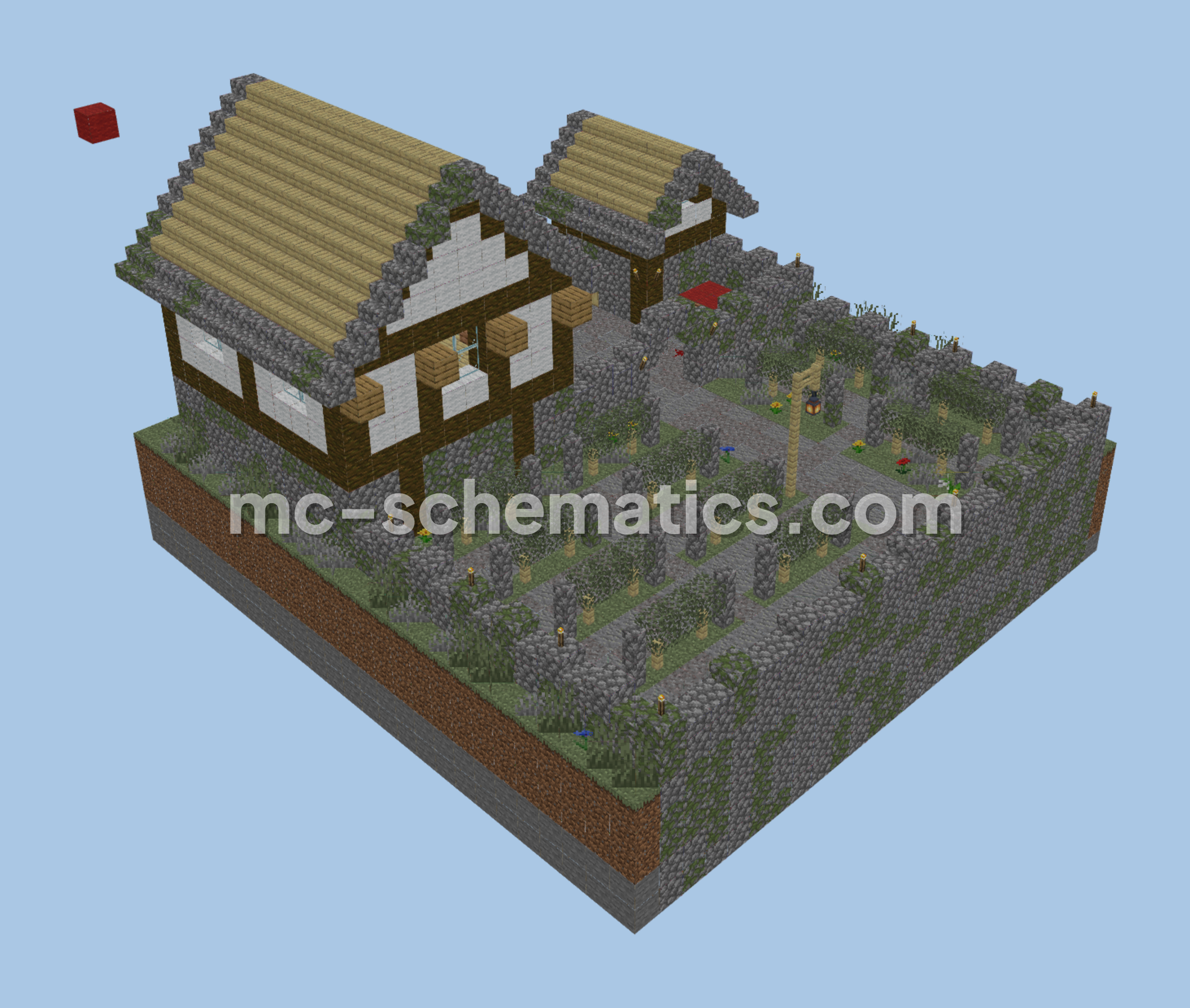 Austrian Countryside Winery Minecraft schematic preview