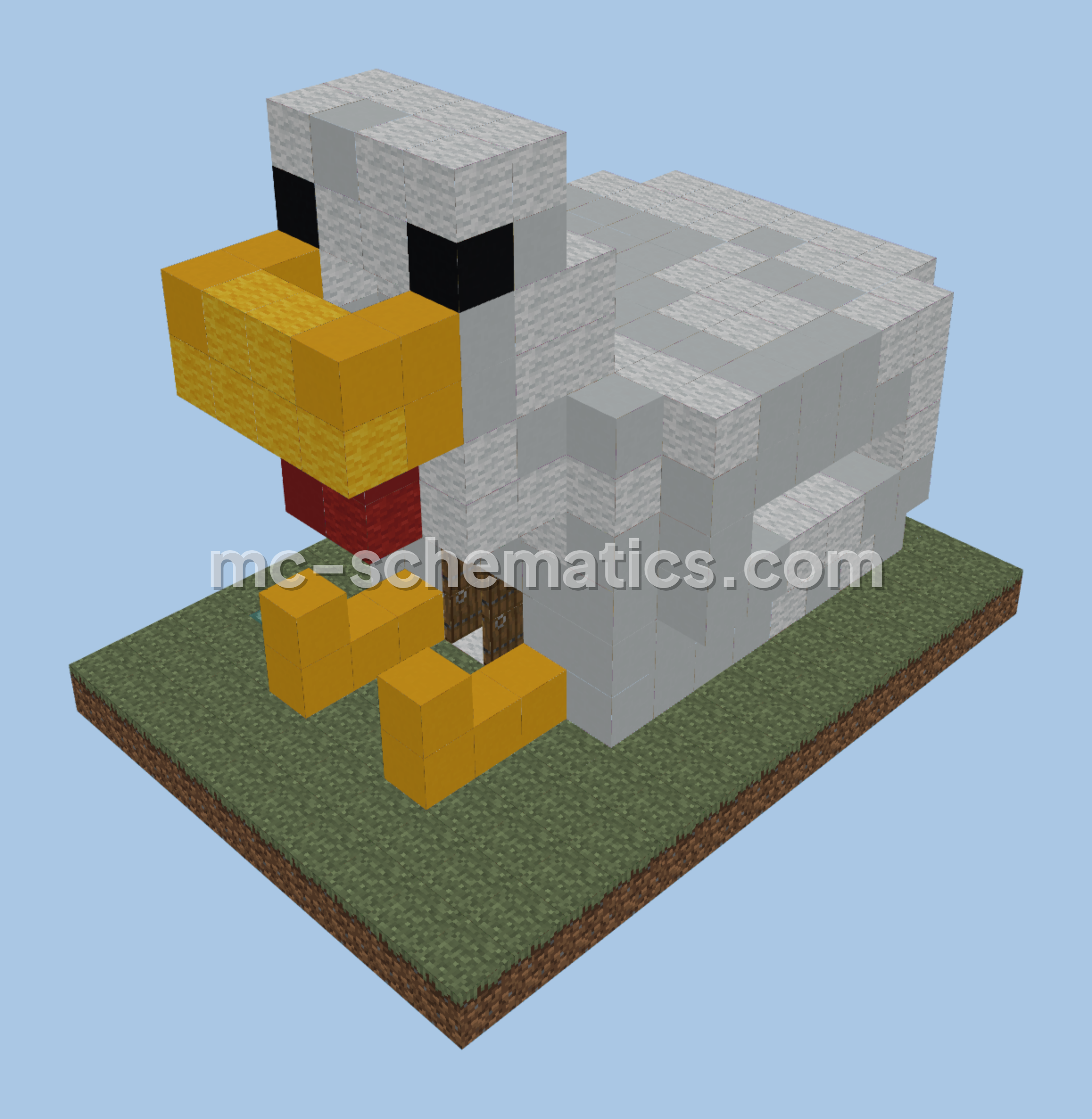 Automated Chicken Farm Minecraft schematic