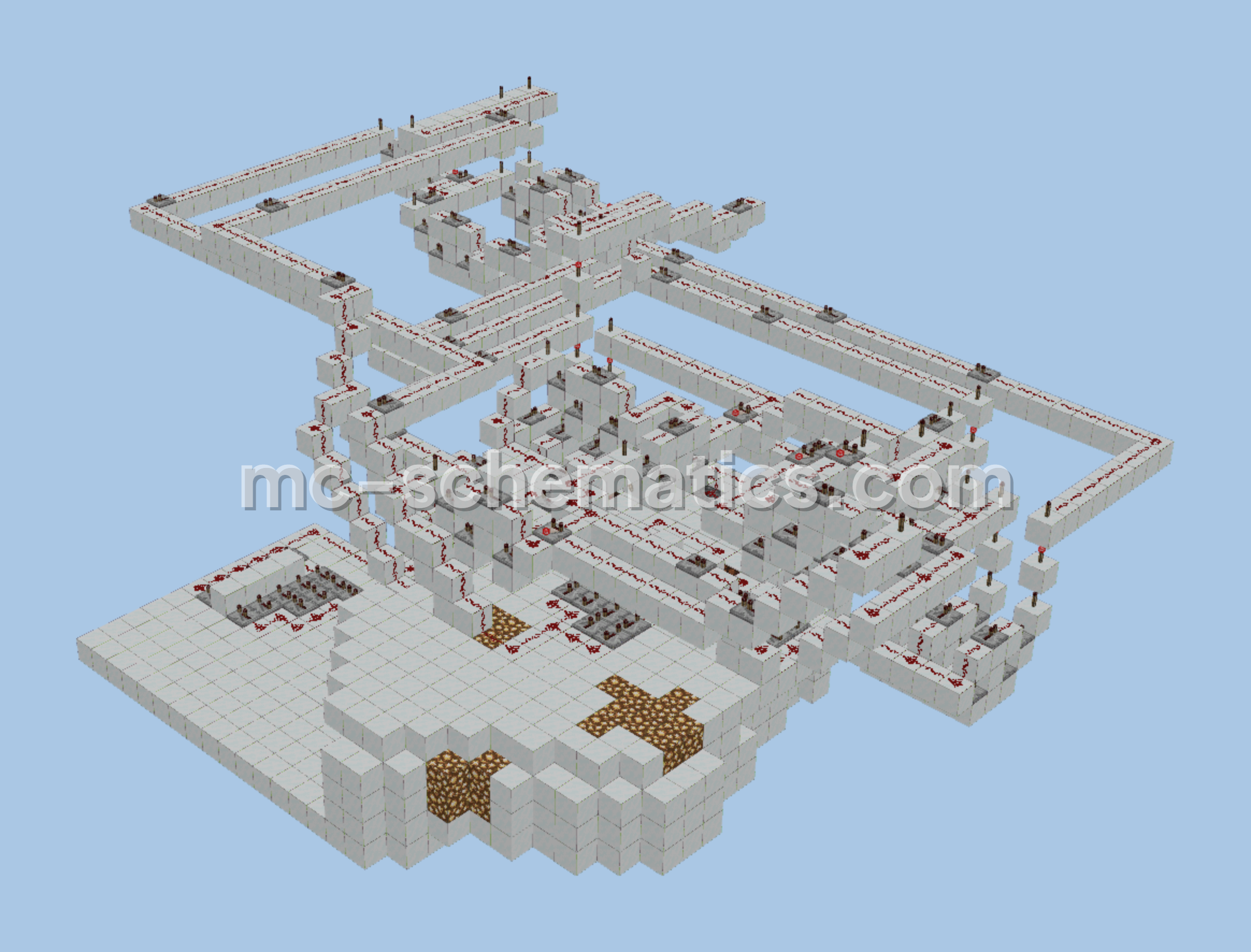 Automatic Payout Slot Machine Minecraft schematic preview