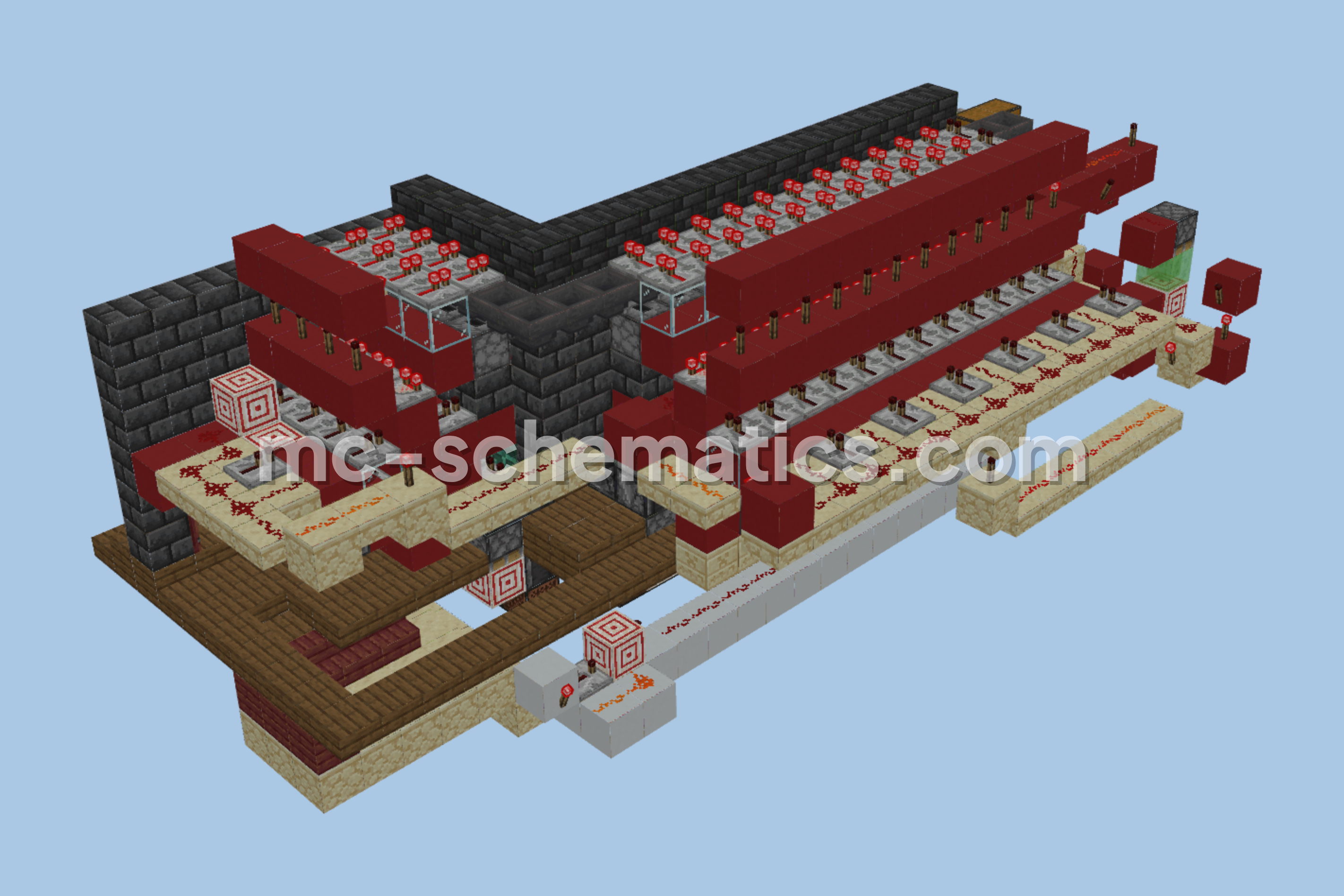 Automatic Potion Brewer Minecraft schematic preview