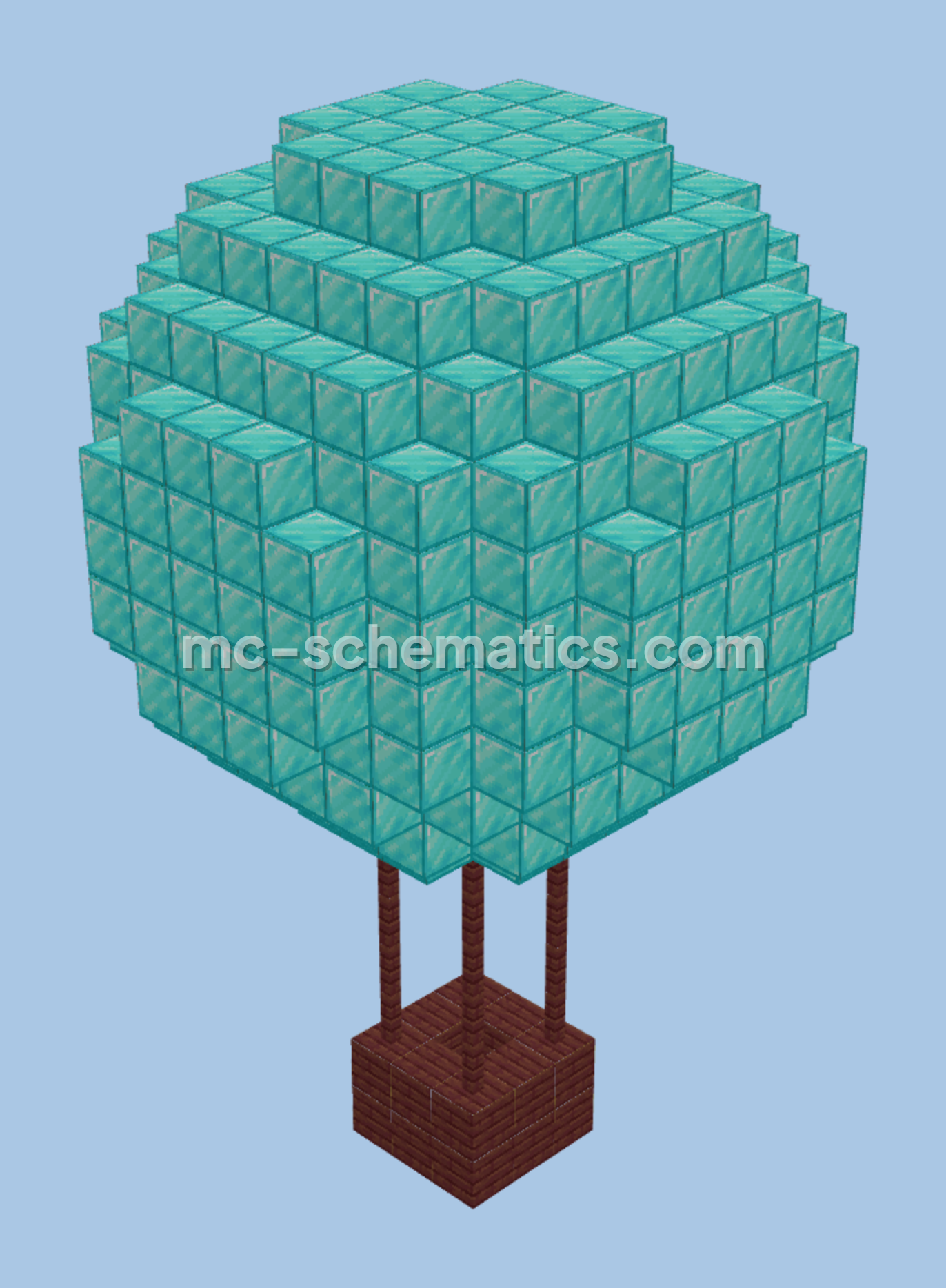 Balloon Vehicle Minecraft schematic preview