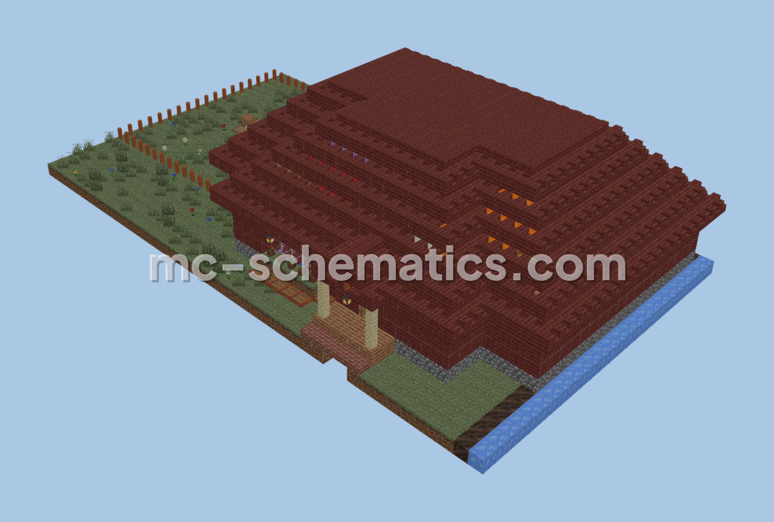 Basic Homely House Minecraft schematic preview