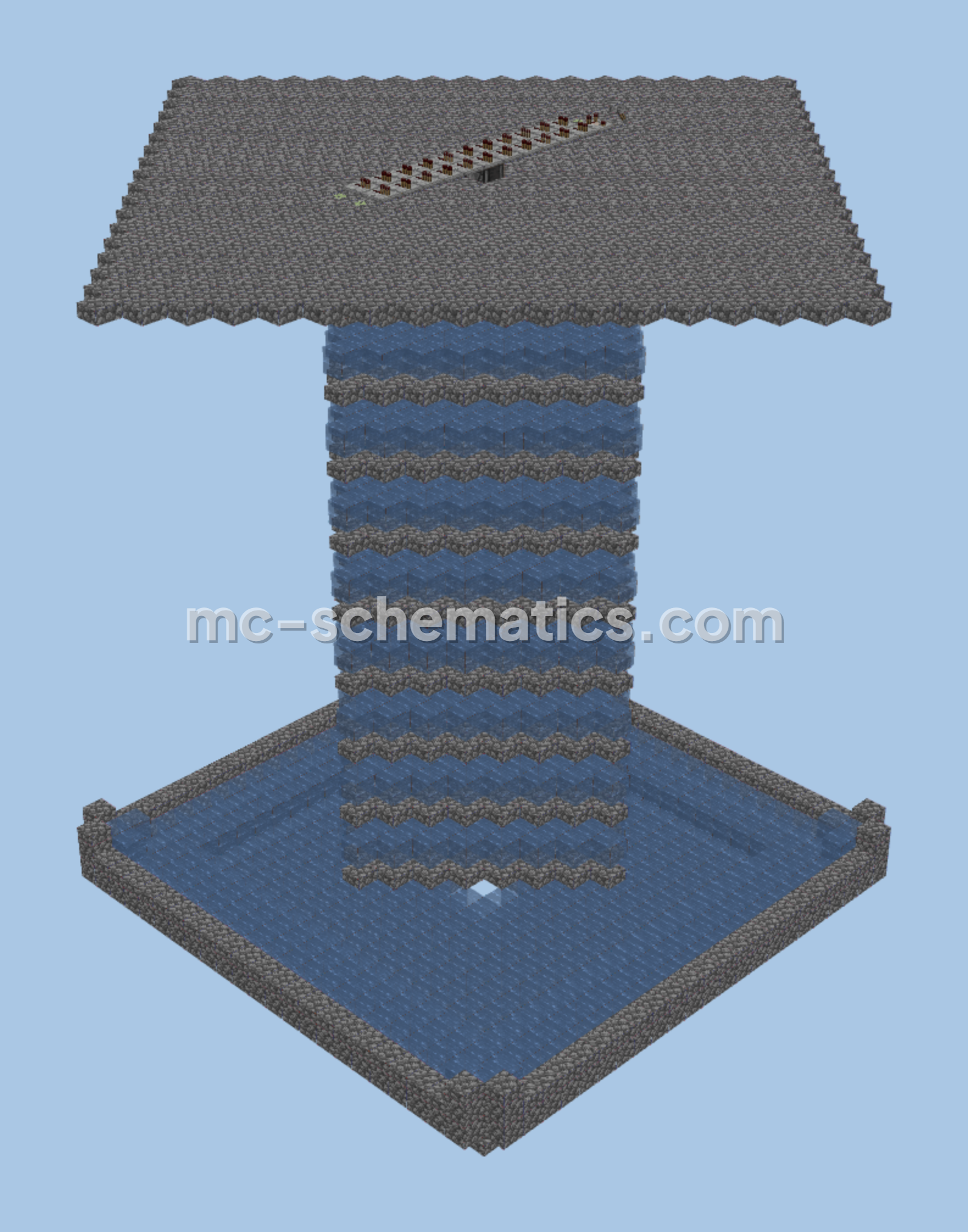 Basic Survival Mob Farm Minecraft schematic preview