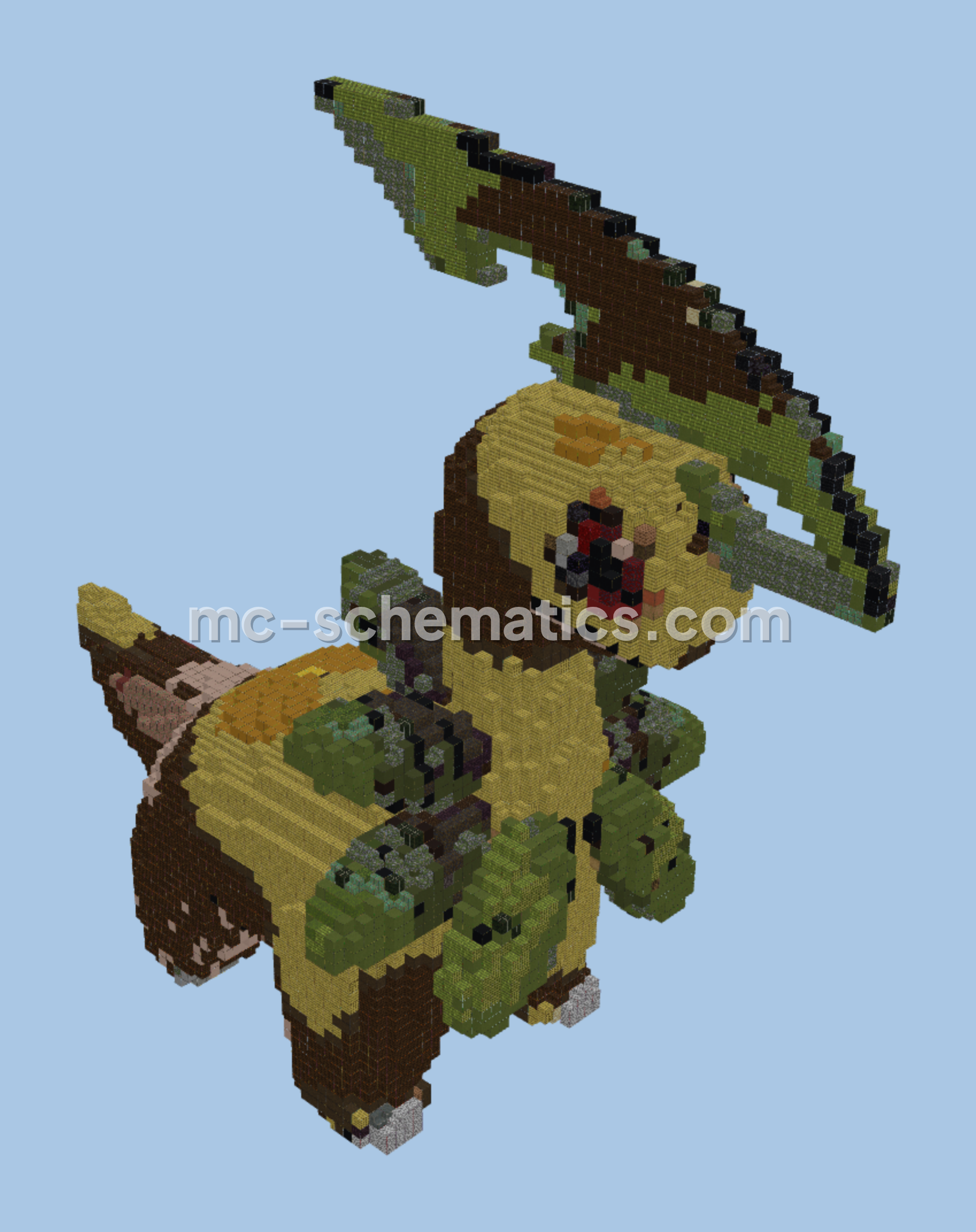 Bayleef Structure Minecraft schematic preview