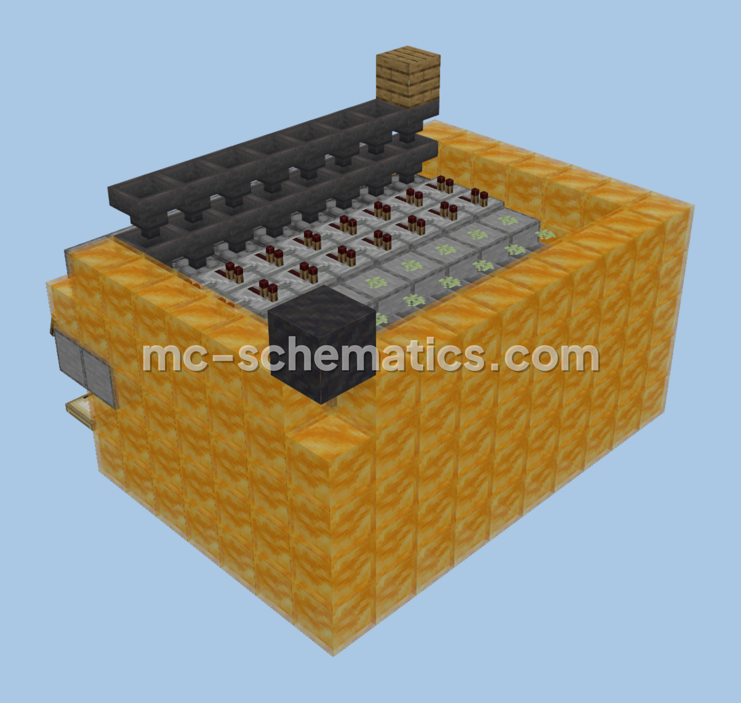 Beehive Honey Farm Minecraft schematic preview
