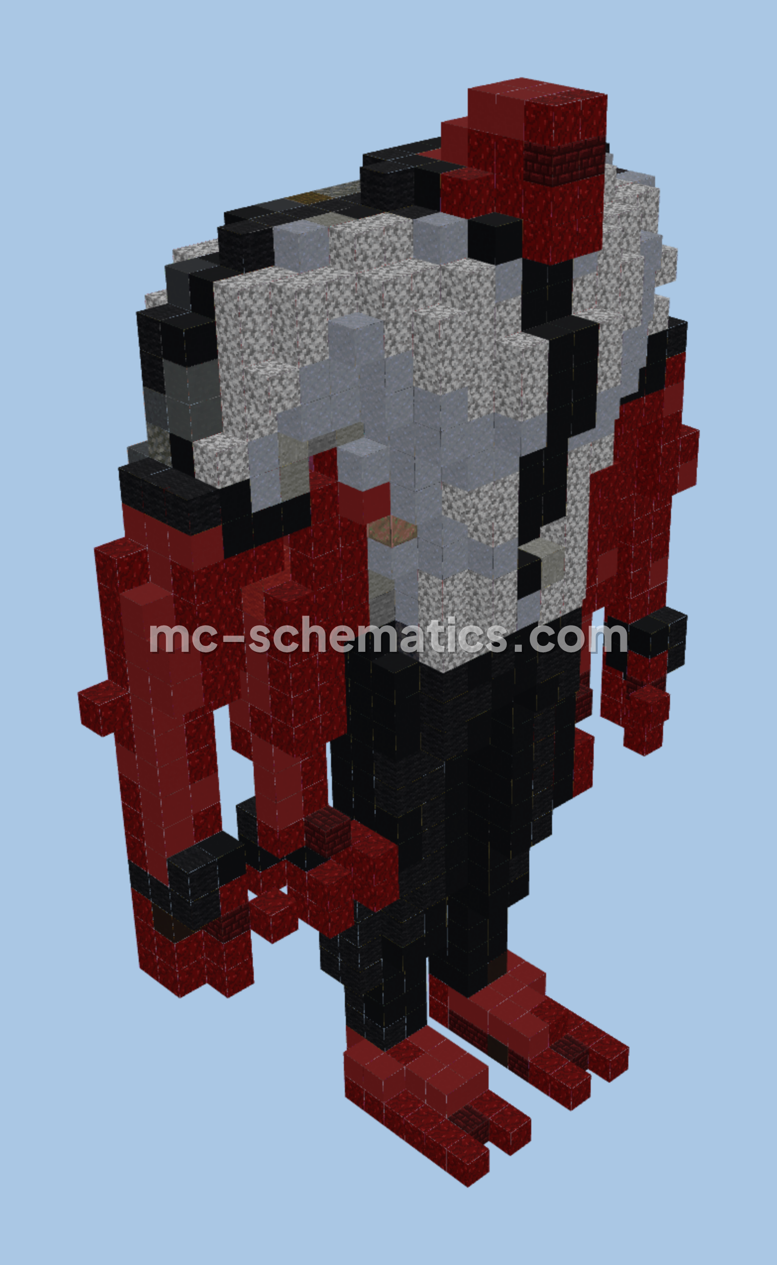 Ben 10 Fourarms Statue Minecraft schematic preview
