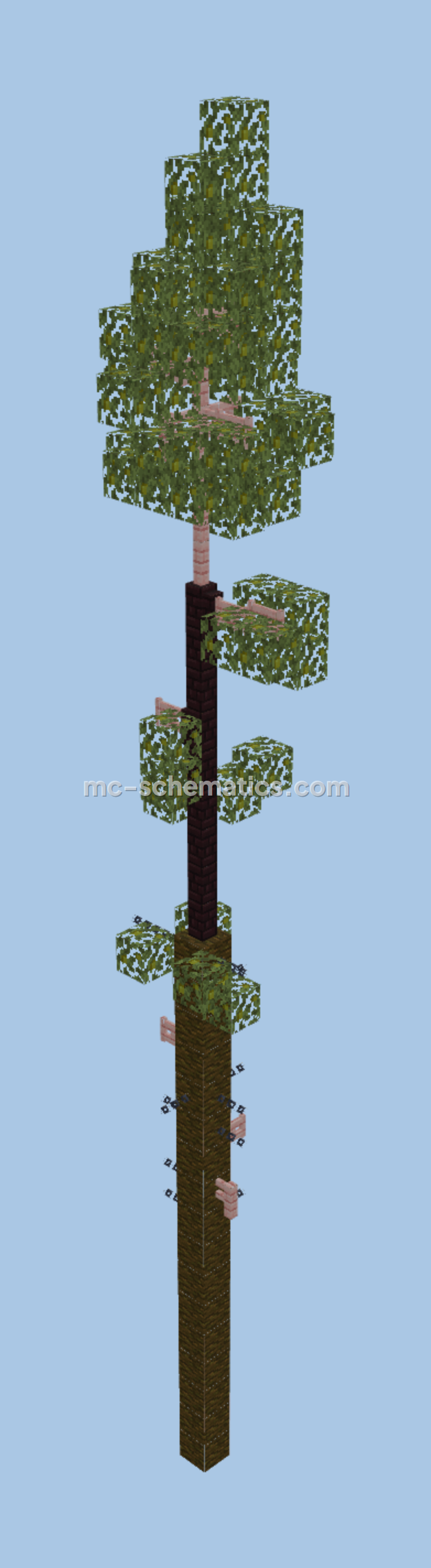 Sazayama Prefecture Decoration Tree Big 11 Minecraft schematic preview