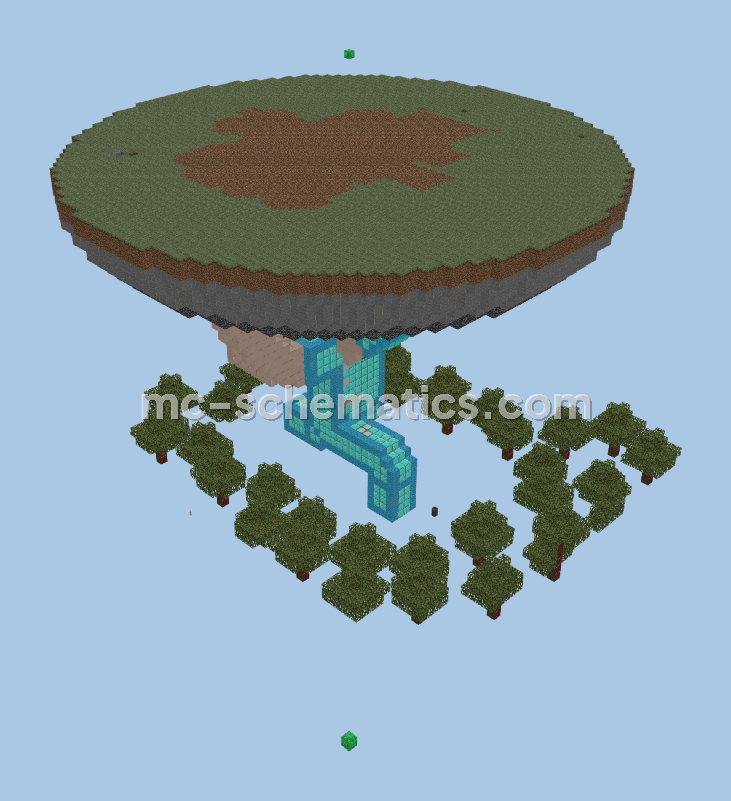 Big Steve Earth Build Minecraft schematic preview