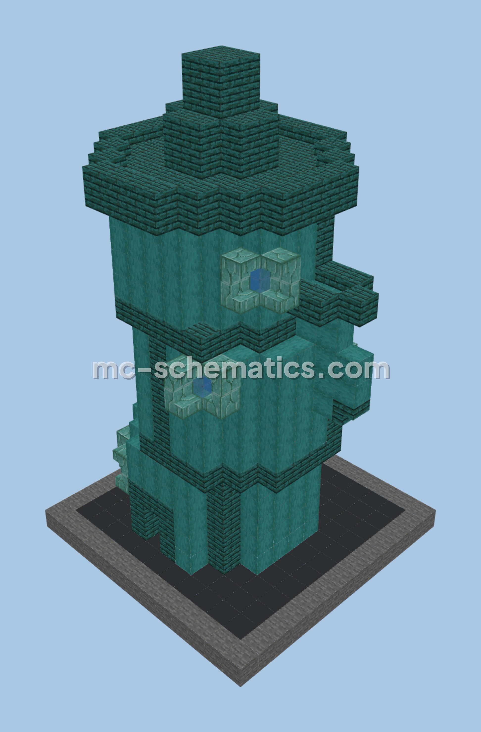 Bikini Bottom House Minecraft schematic preview