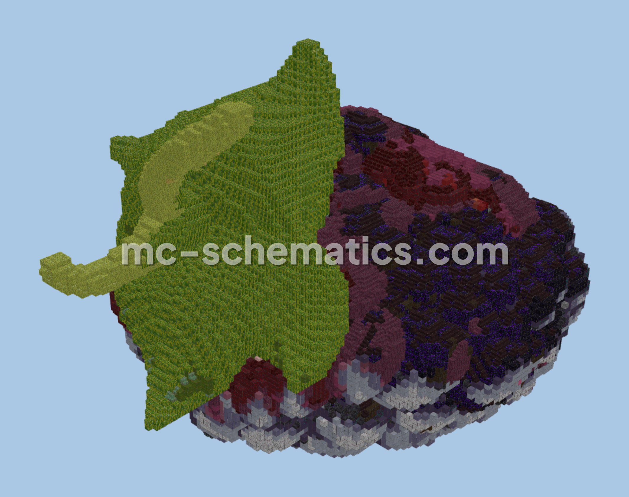 Blackberry Build Minecraft schematic preview
