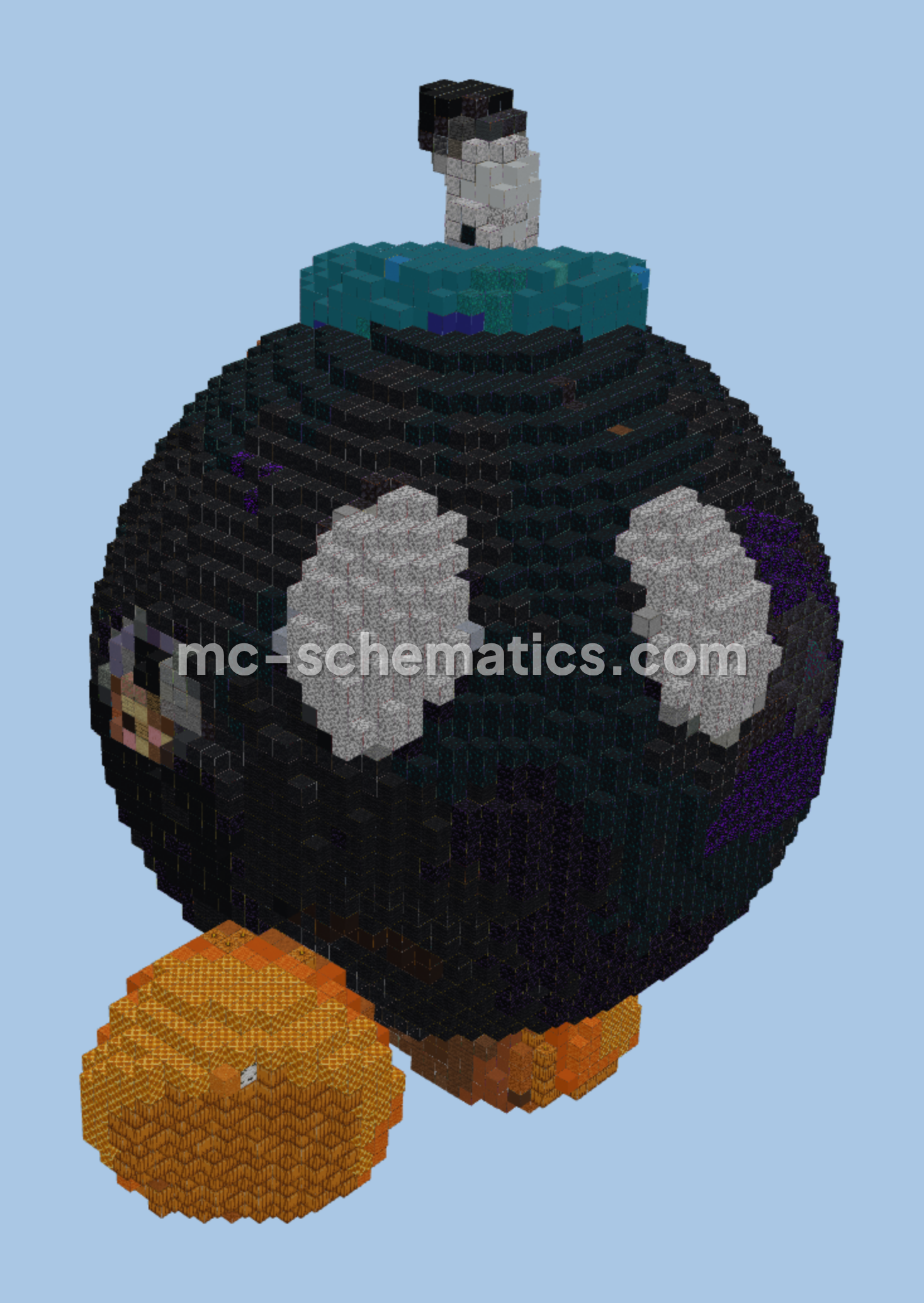 Bob Omb Structure Minecraft schematic preview