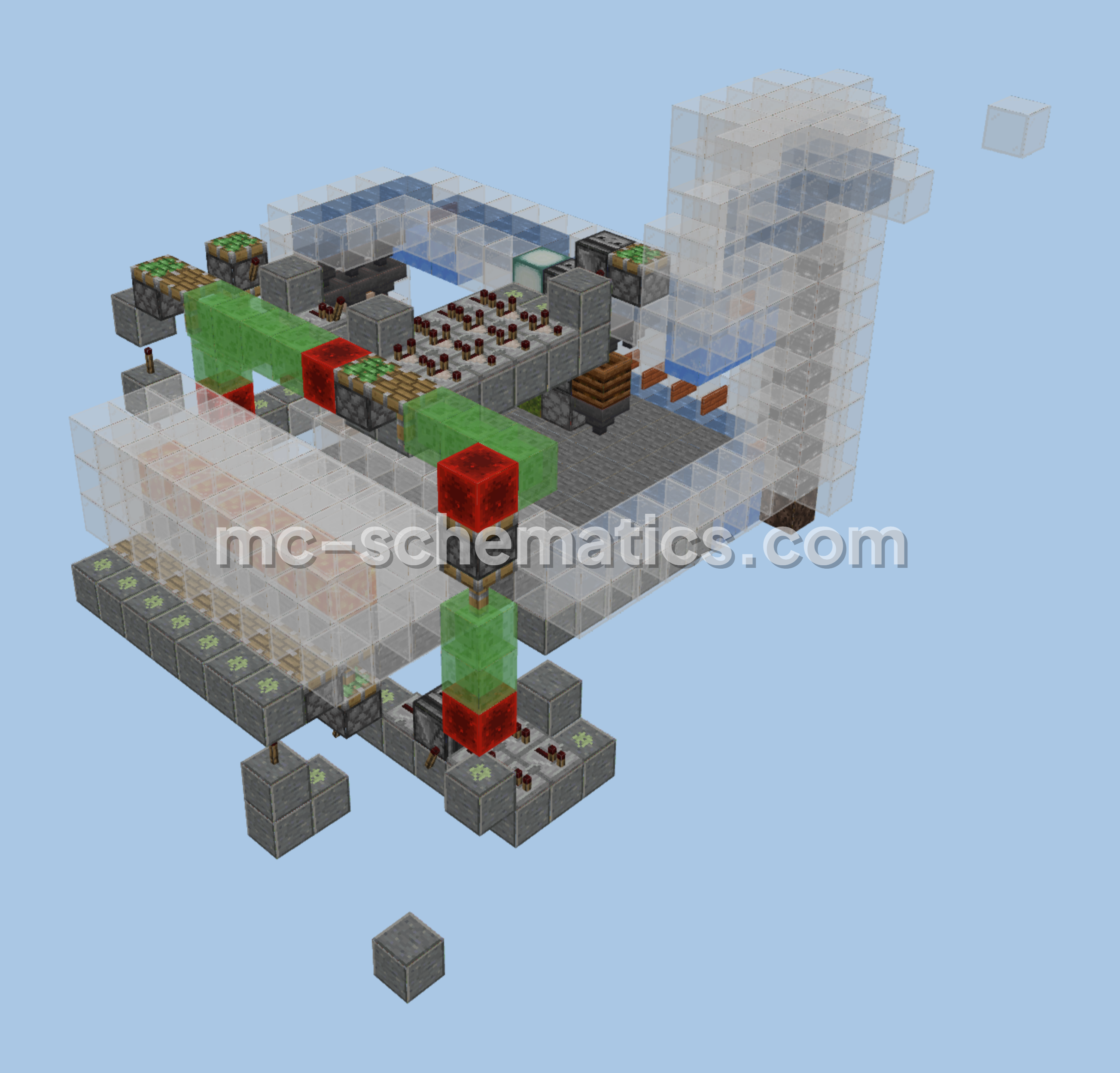 Bone Meal Farm Minecraft schematic preview