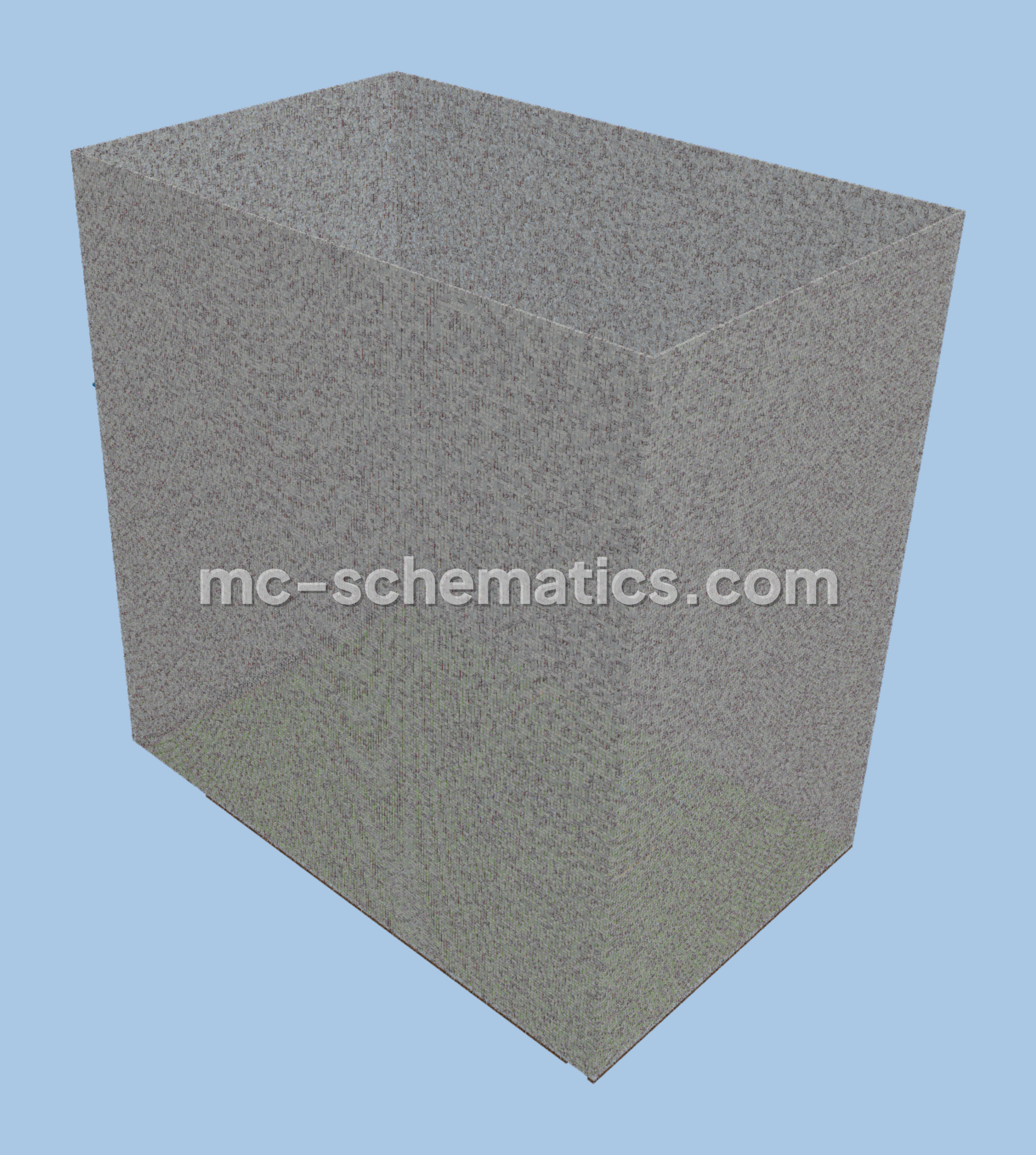 Box PvP Spawn Arena Minecraft schematic preview