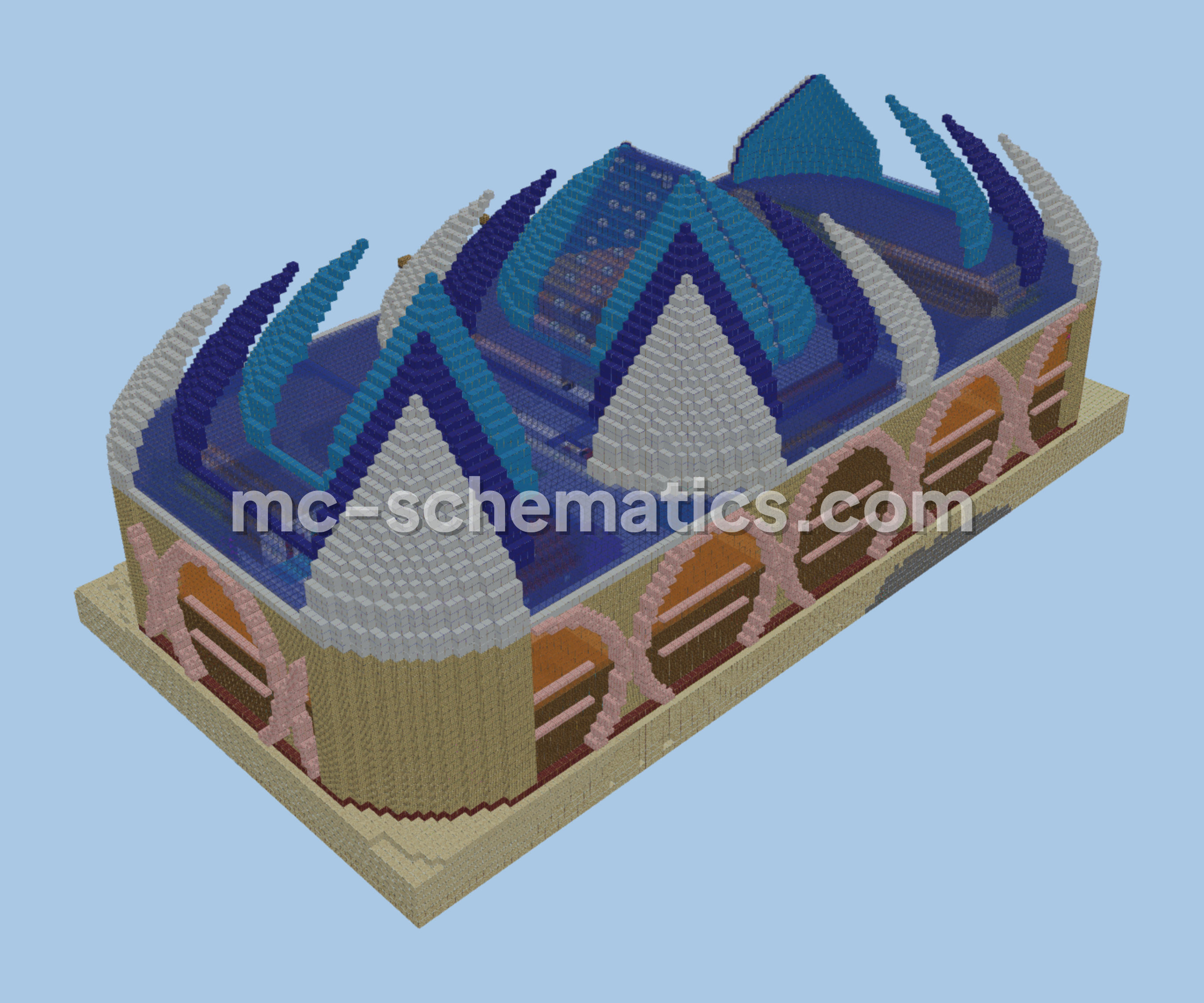 Casino Game Automaton Minecraft schematic preview