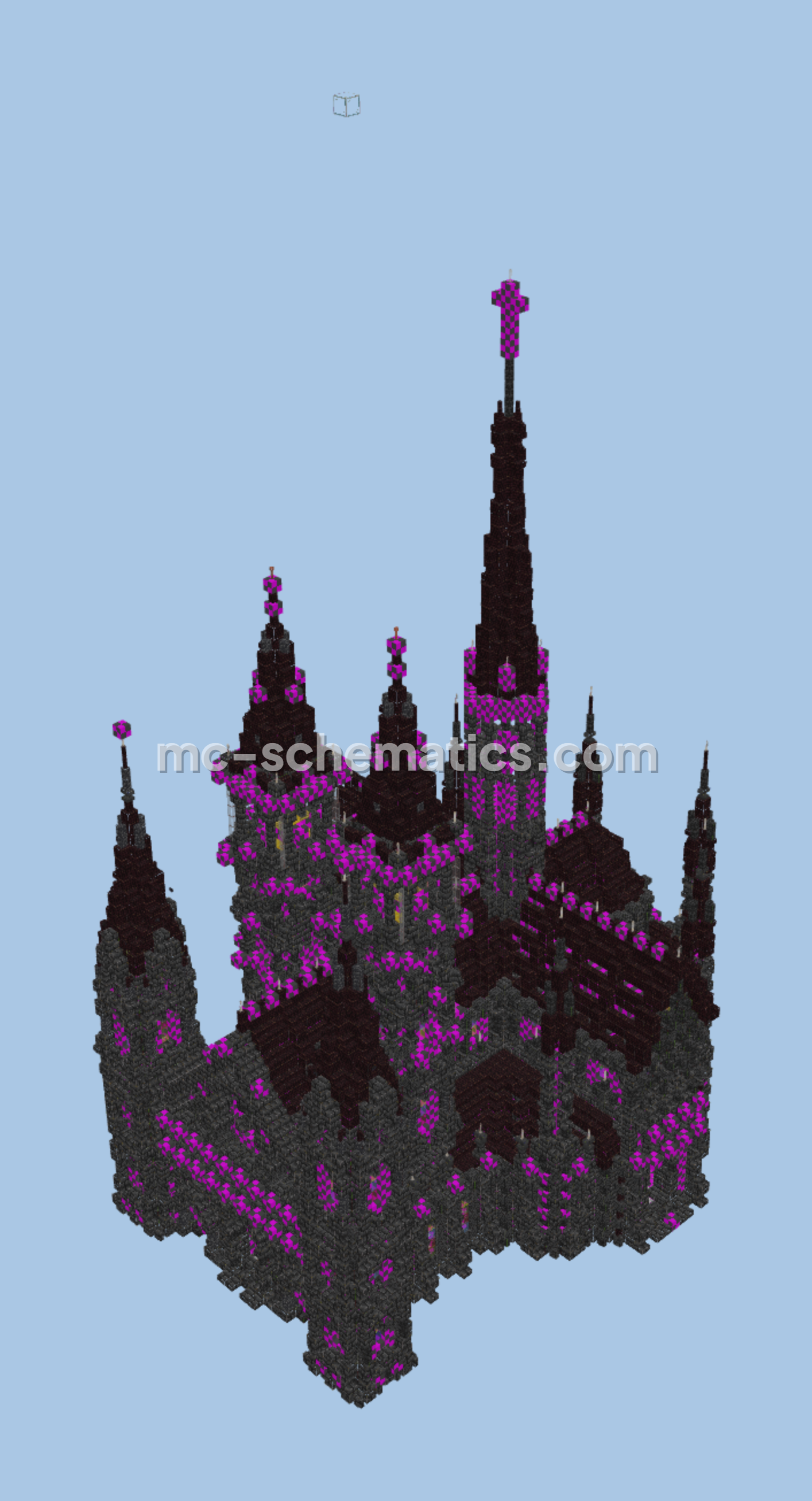 Baroque Oval Cathedral Minecraft schematic preview