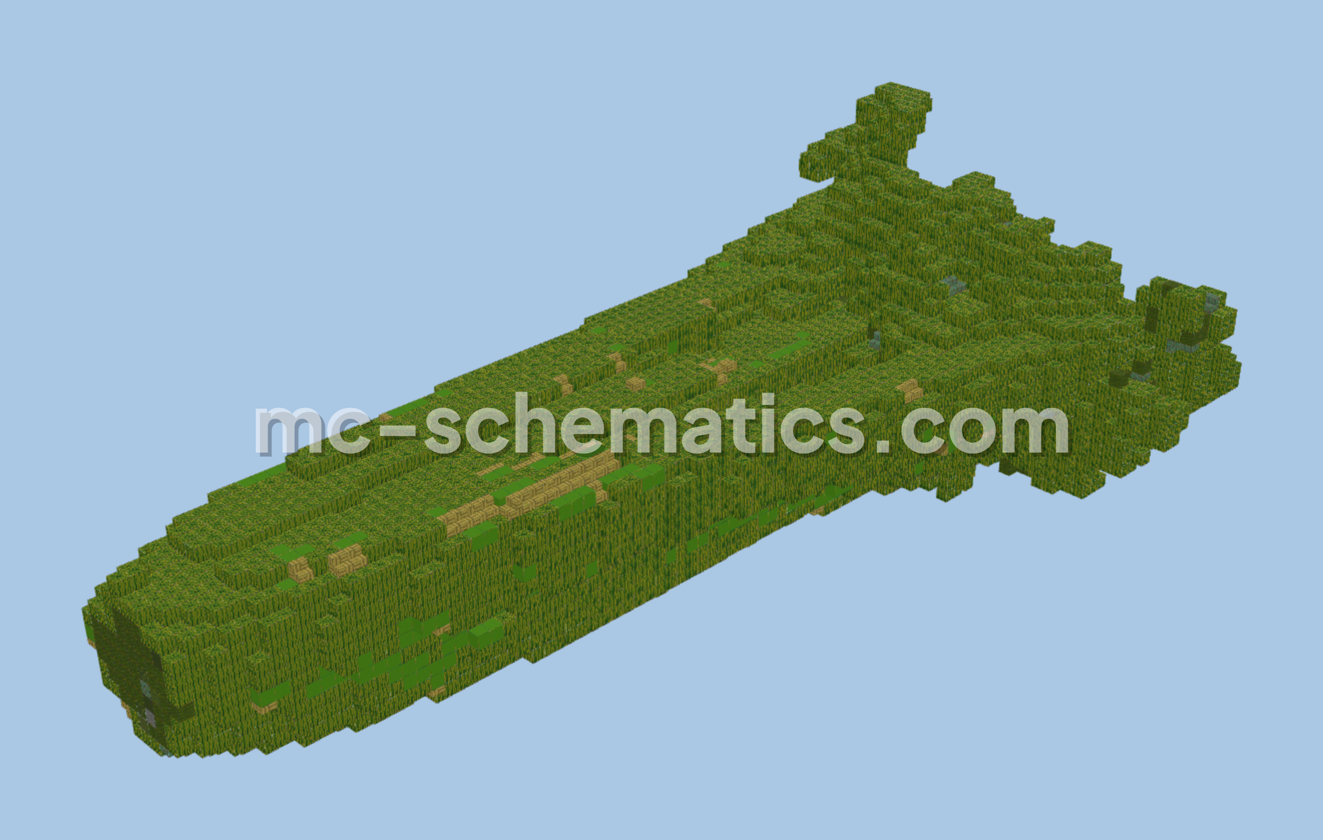 Celery Vegetable Structure Minecraft schematic preview
