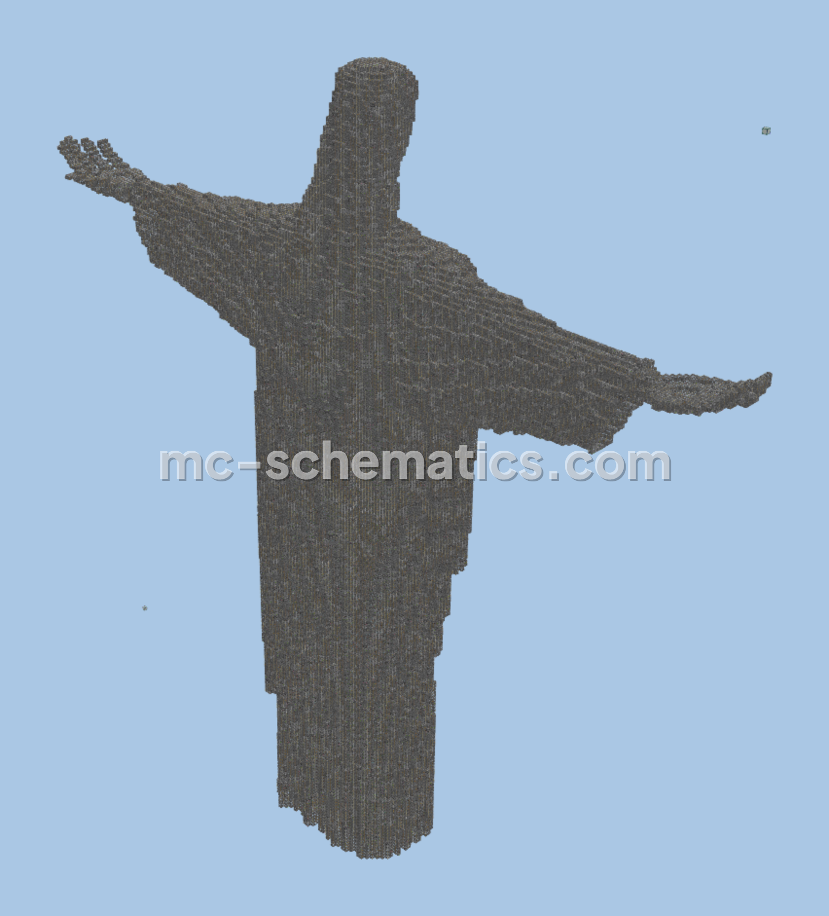 Christ the Redeemer Cactus Farm Minecraft schematic preview