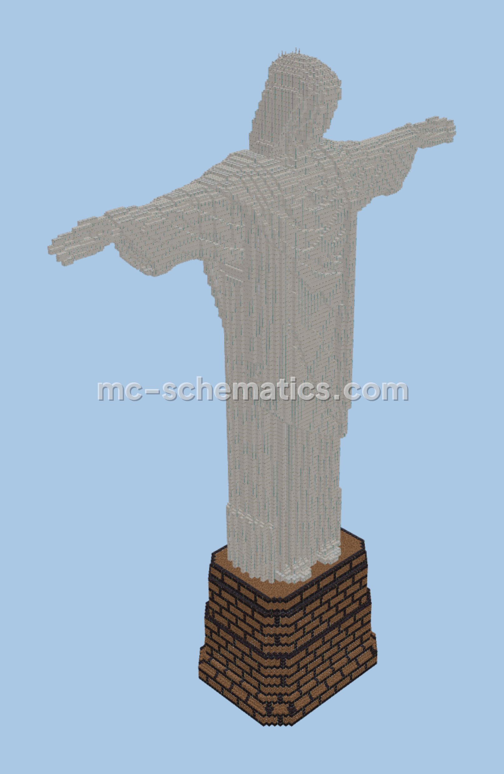 Christ the Redeemer Statue Minecraft schematic preview